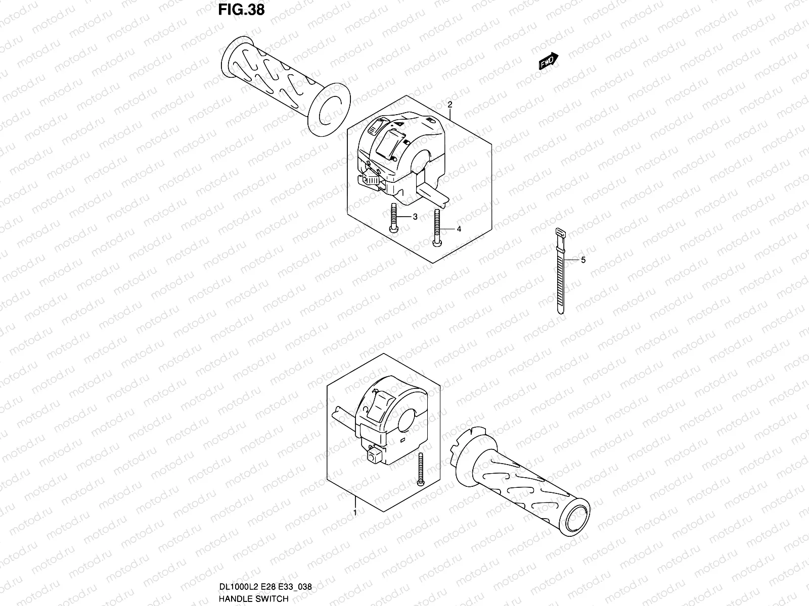 38 - HANDLE SWITCH