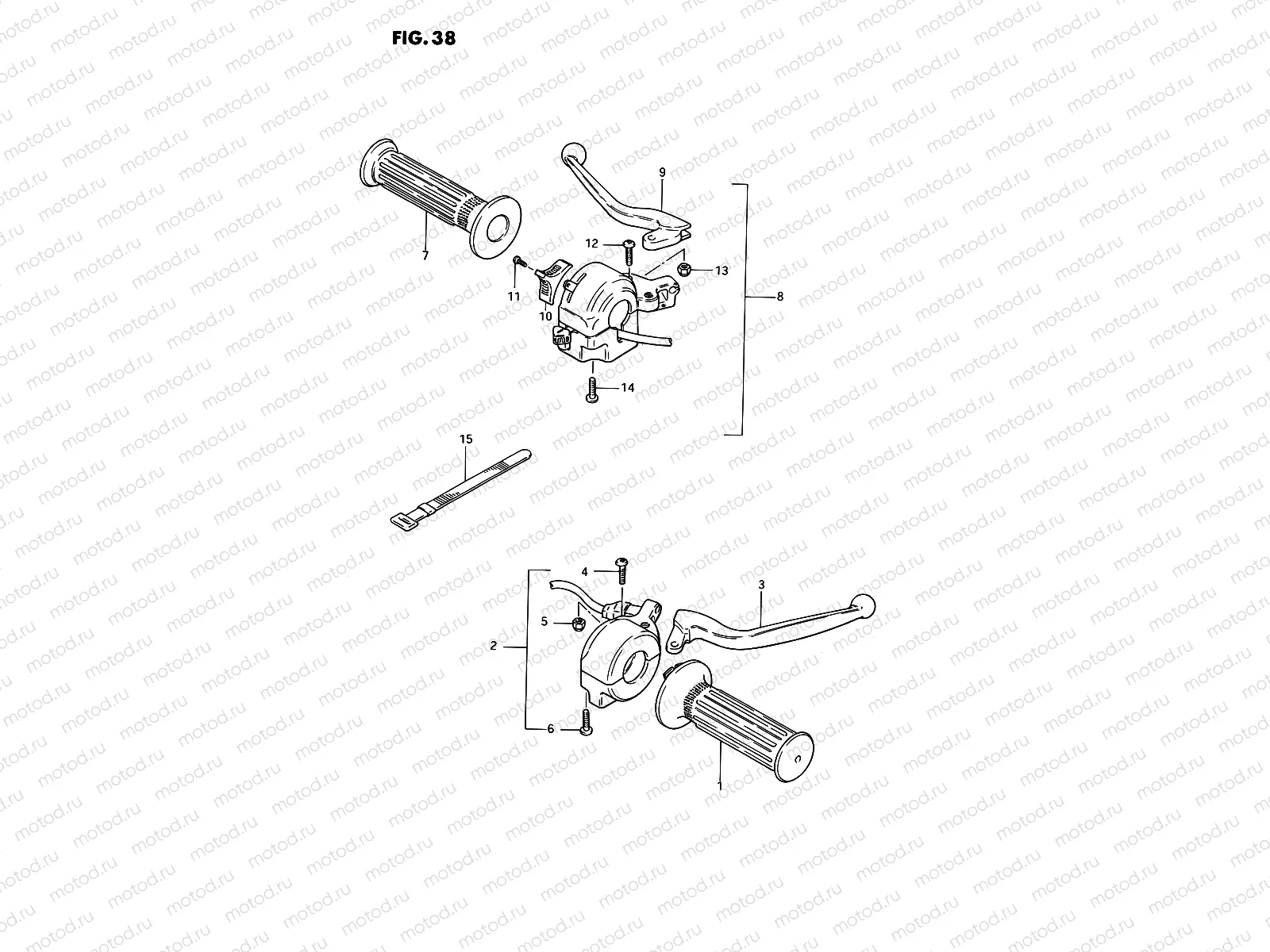 38 - HANDLE SWITCH (E16,E43)