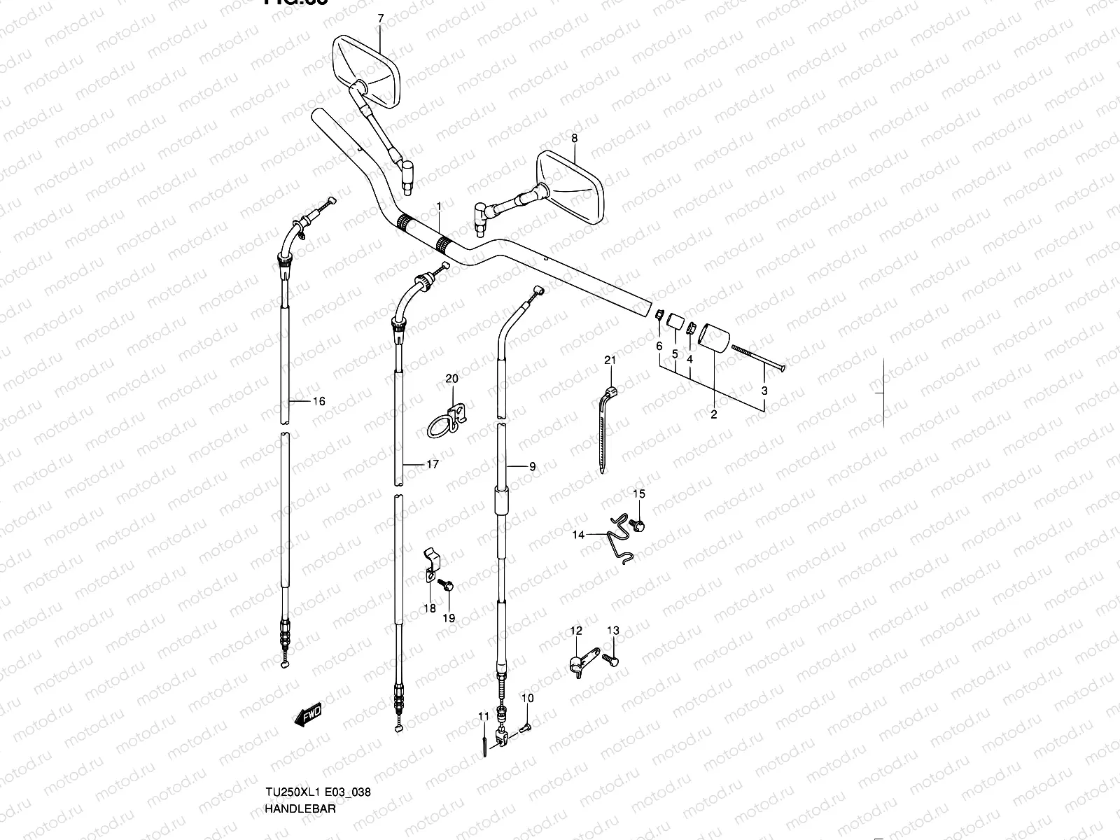 38 - HANDLEBAR