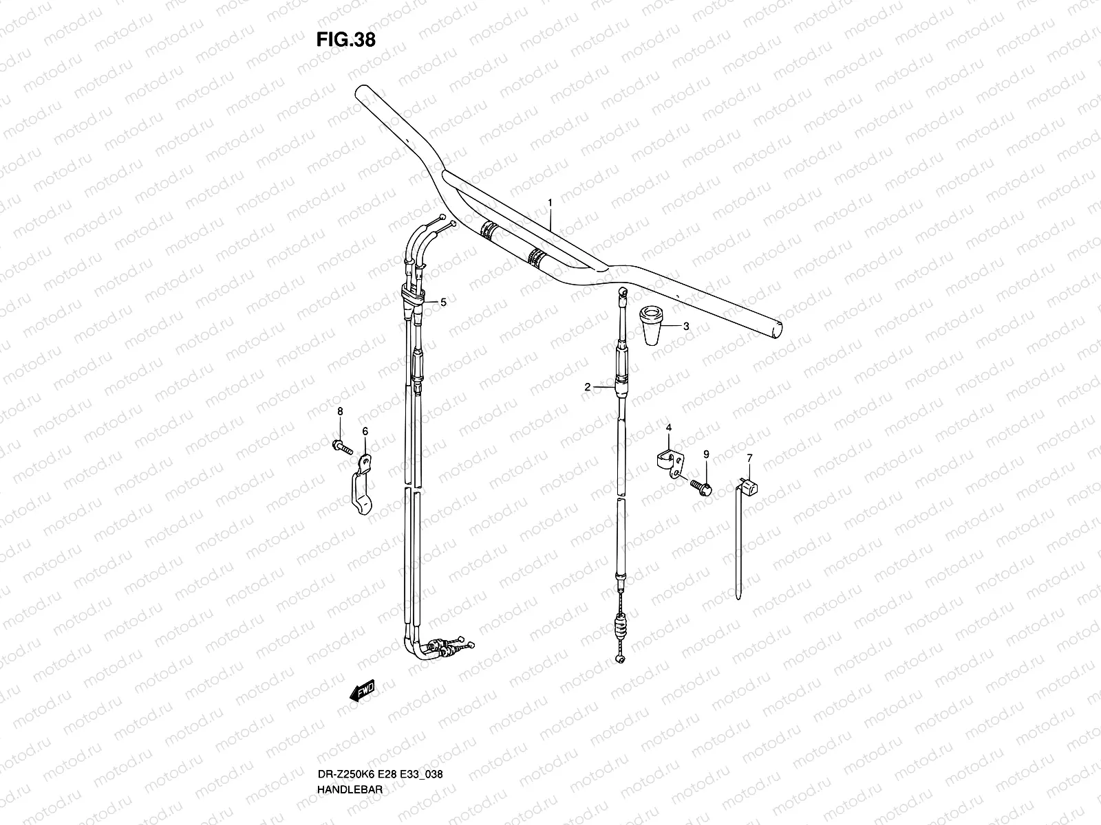 38 - HANDLEBAR