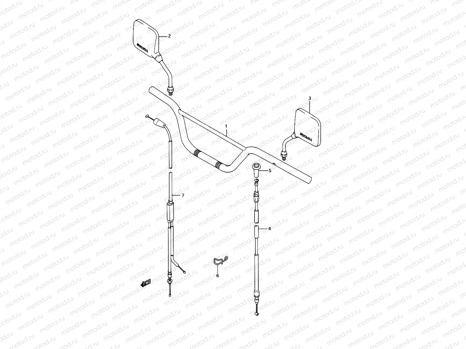 38 - HANDLEBAR
