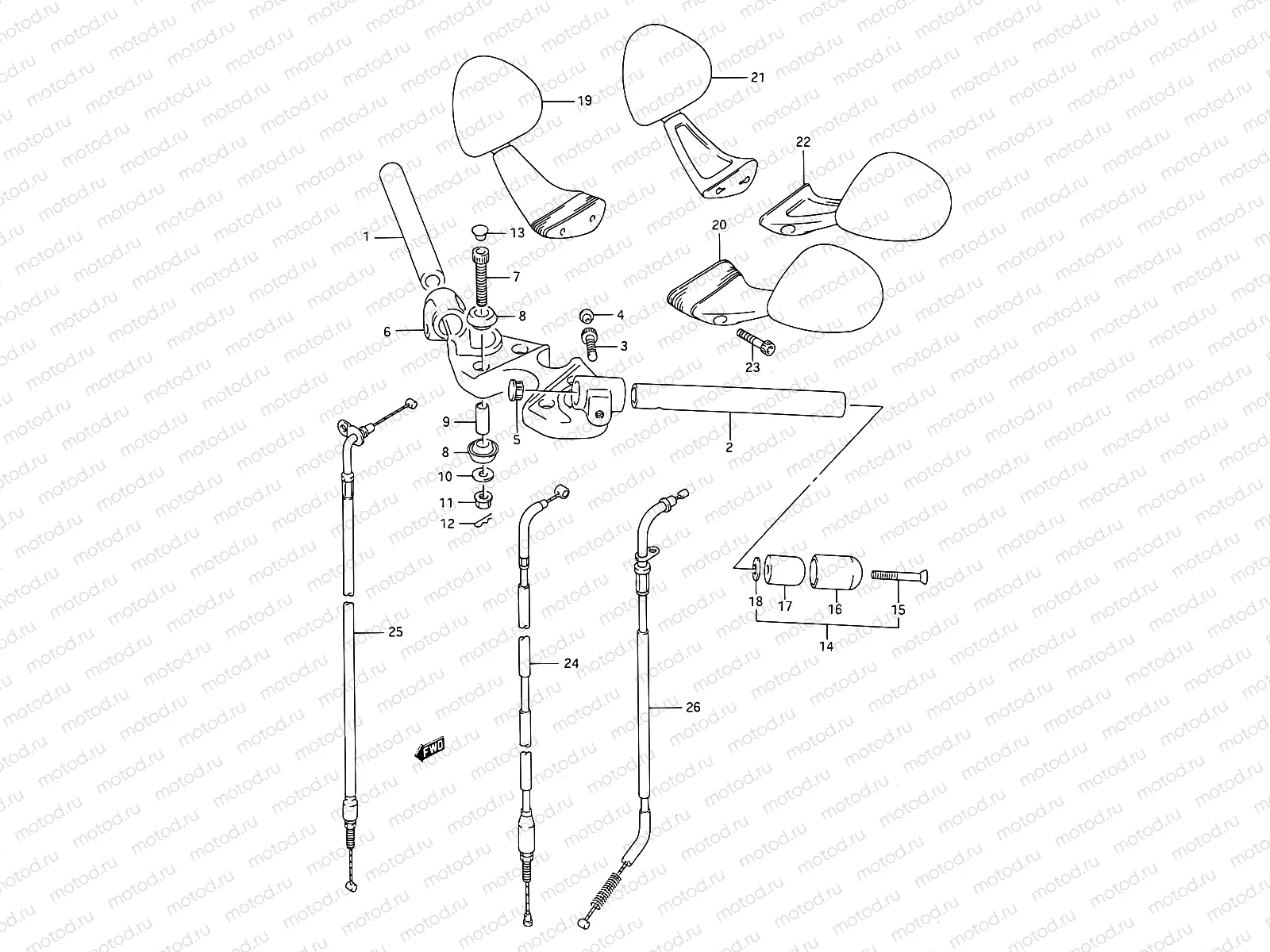 38 - HANDLEBAR
