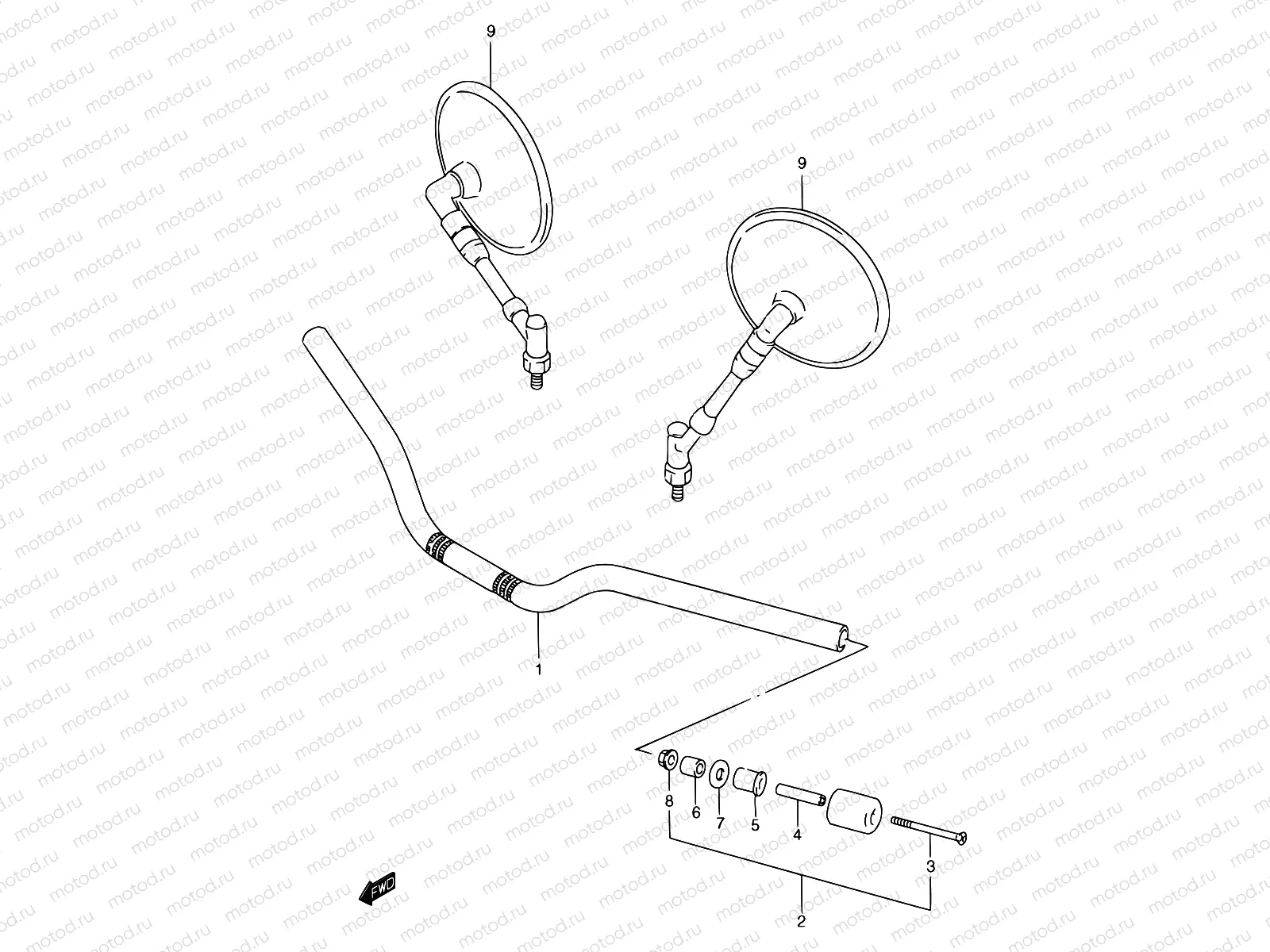 38 - HANDLEBAR