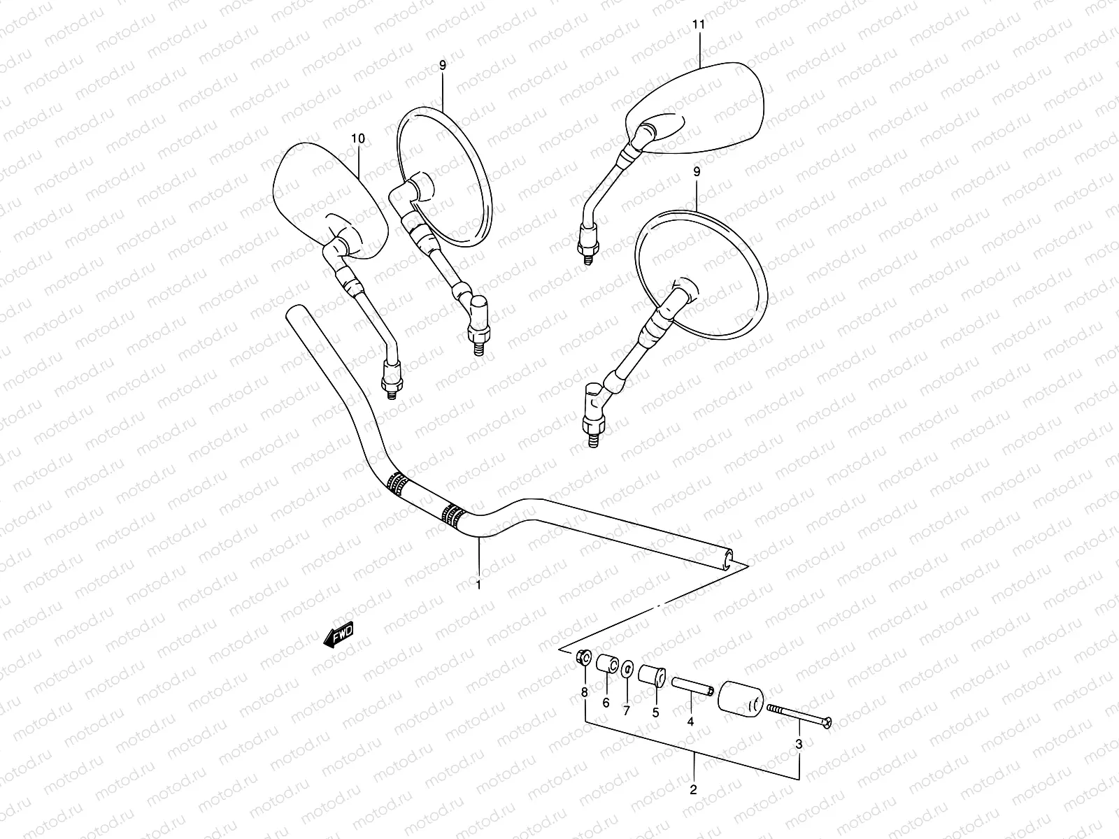 38 - HANDLEBAR