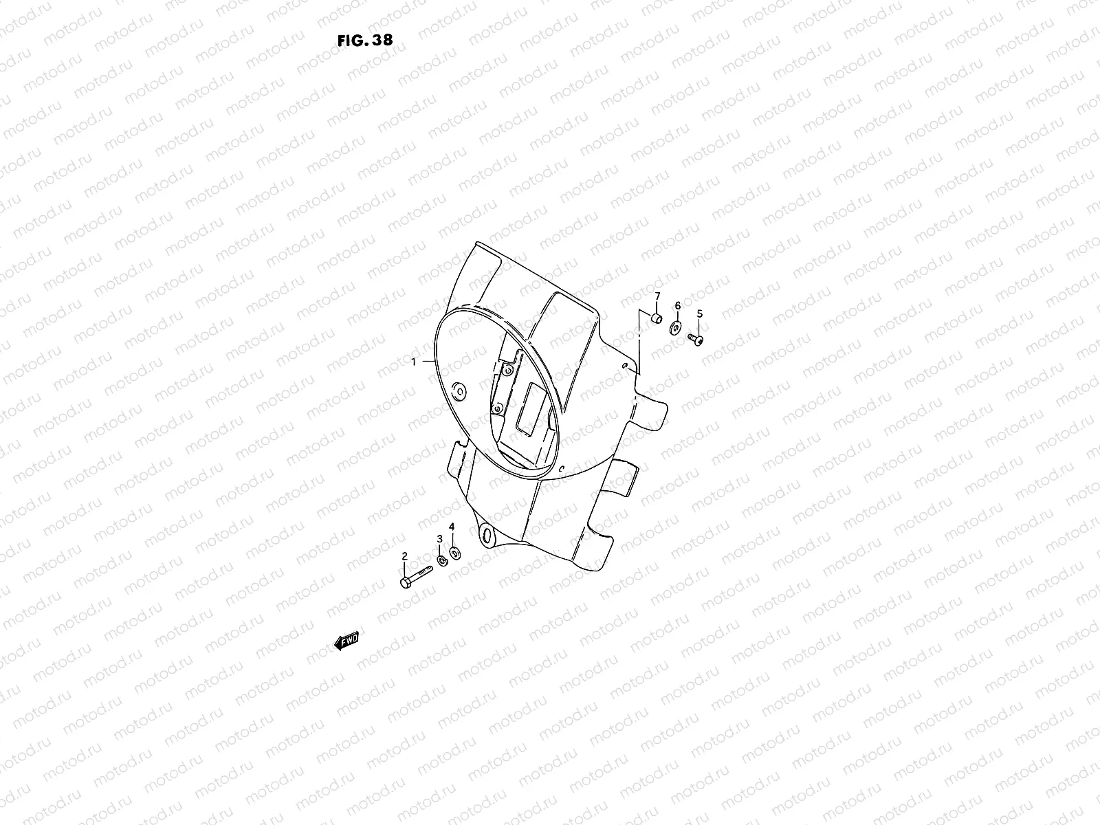 38 - HEADLAMP HOUSING