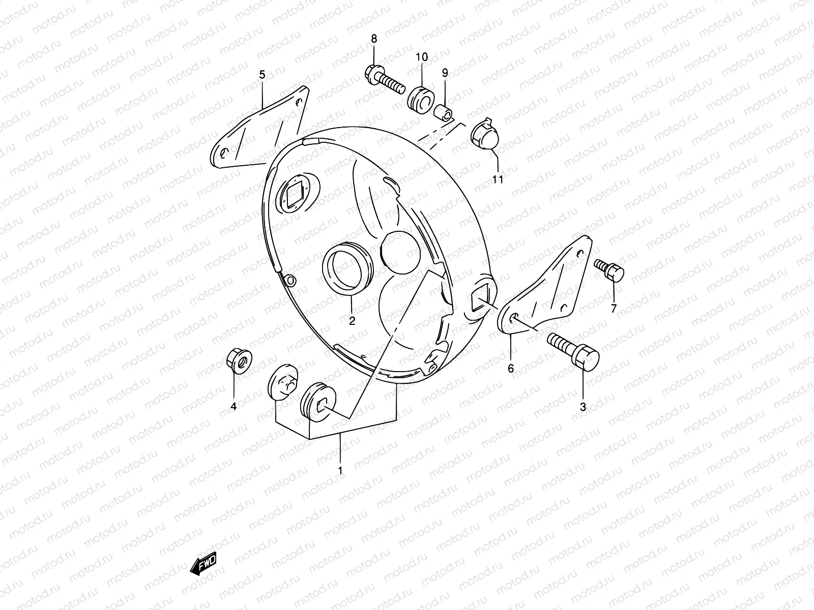 38 - HEADLAMP HOUSING