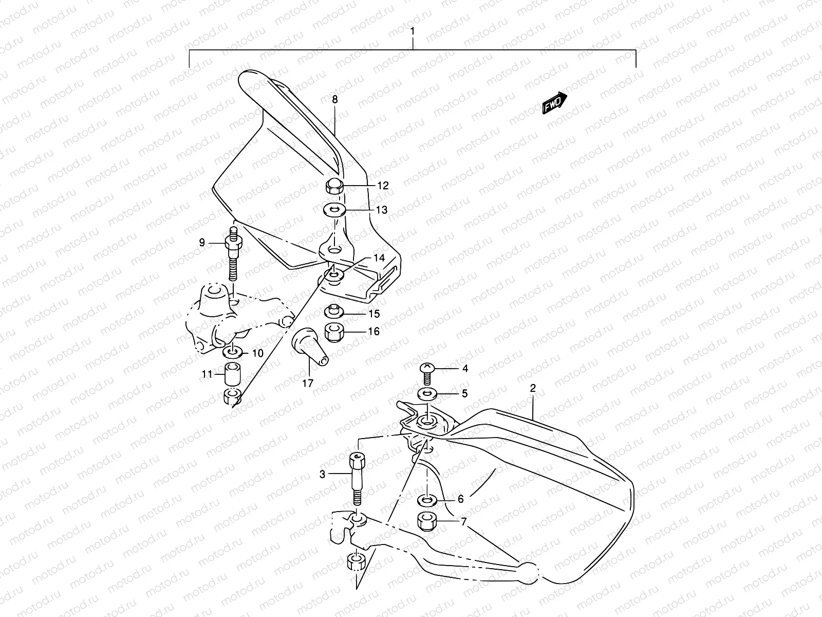 38 - KNUCKLE COVER (OPTION)