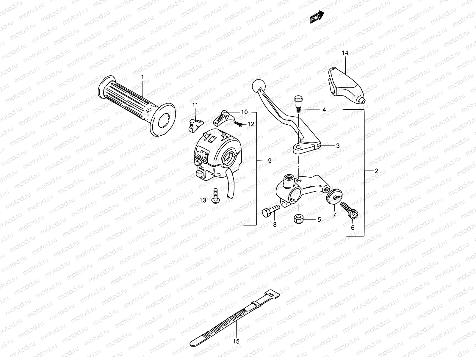 38 - LEFT HANDLE SWITCH