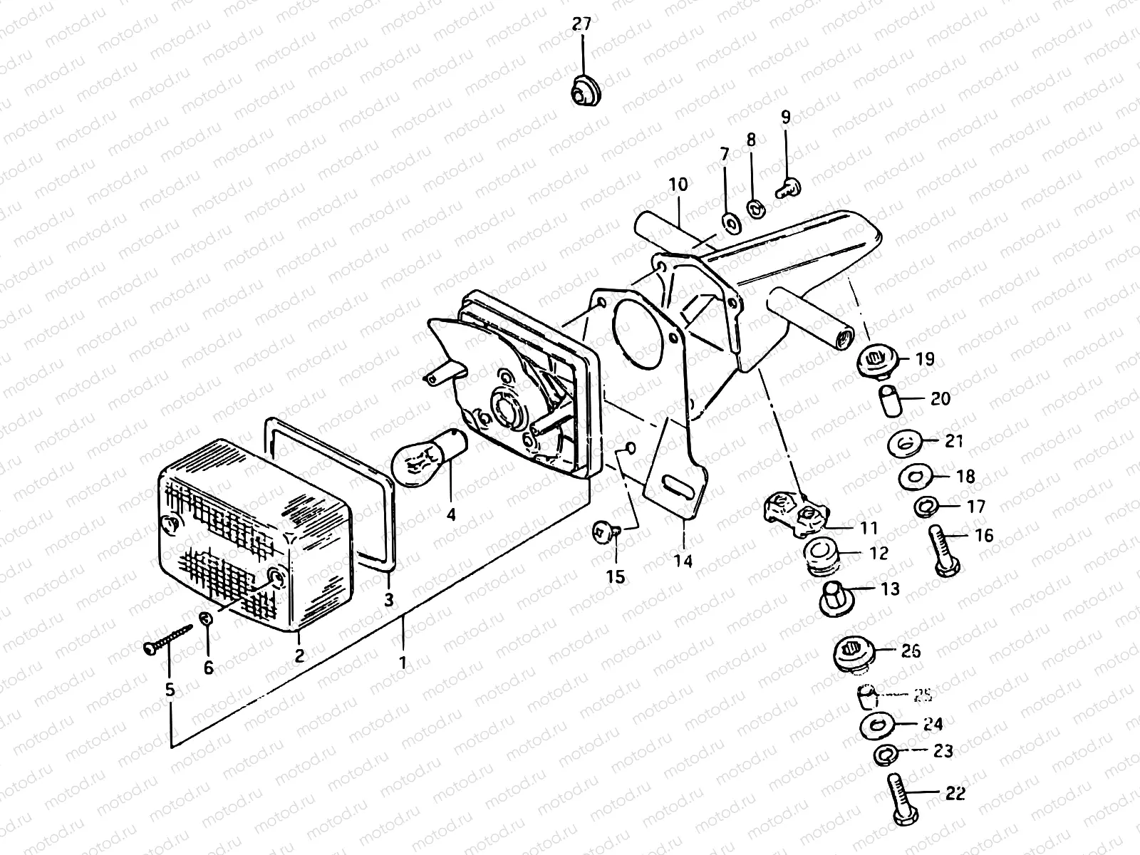 38 - REAR COMBINATION LAMP (E16)