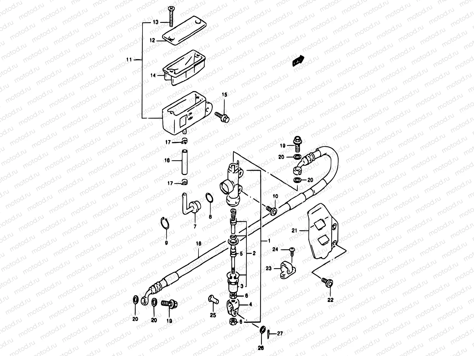 38 - REAR MASTER CYLINDER