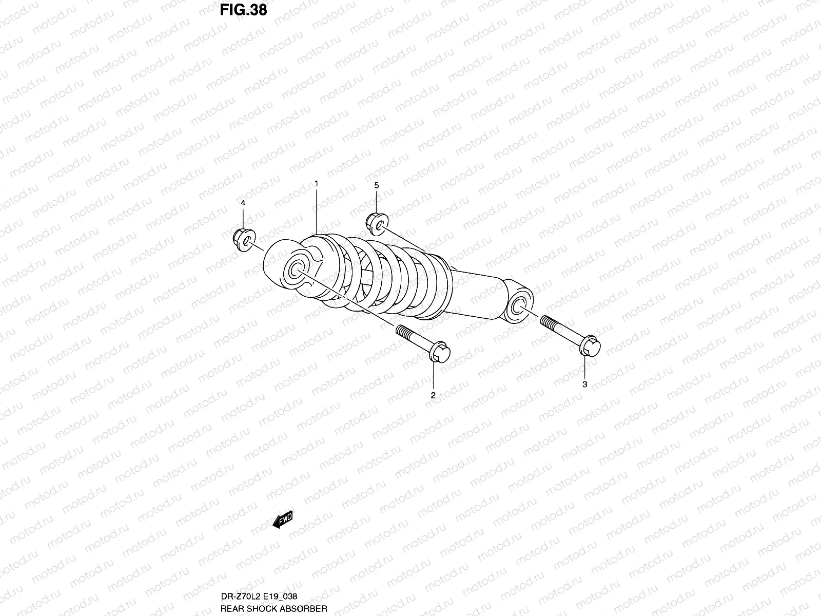 38 - REAR SHOCK ABSORBER