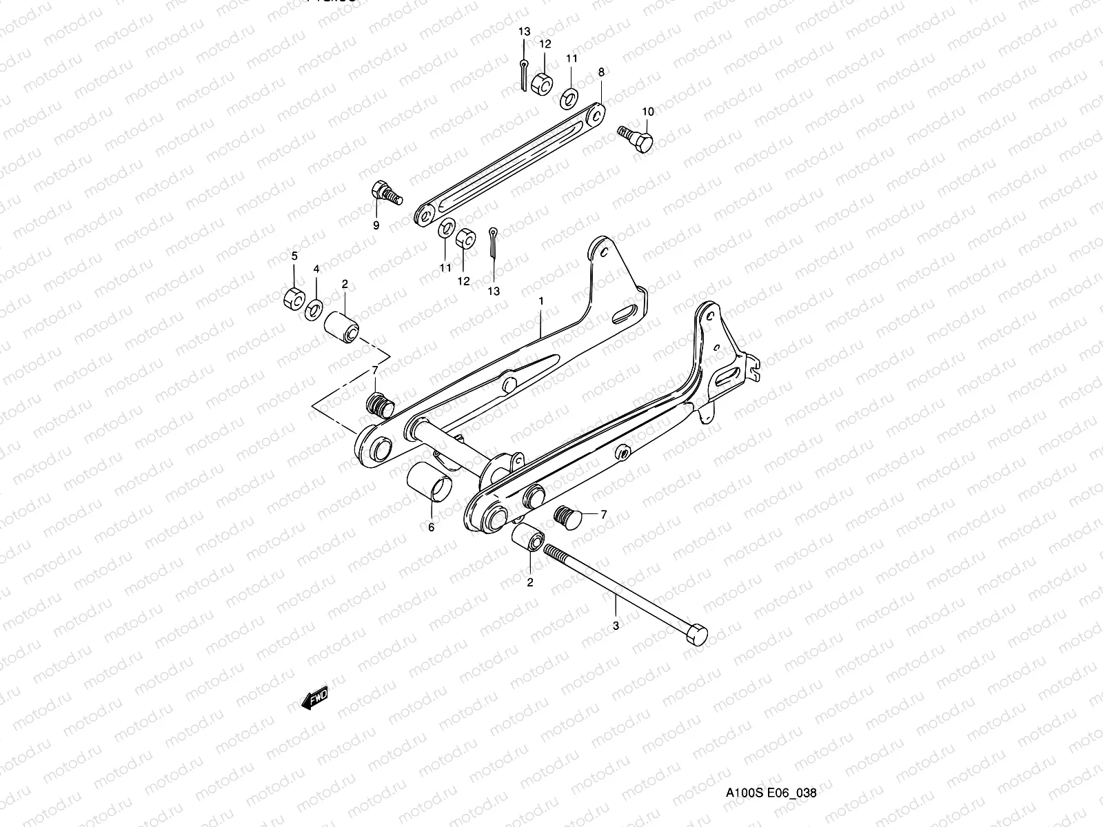 38 - REAR SWINGING ARM