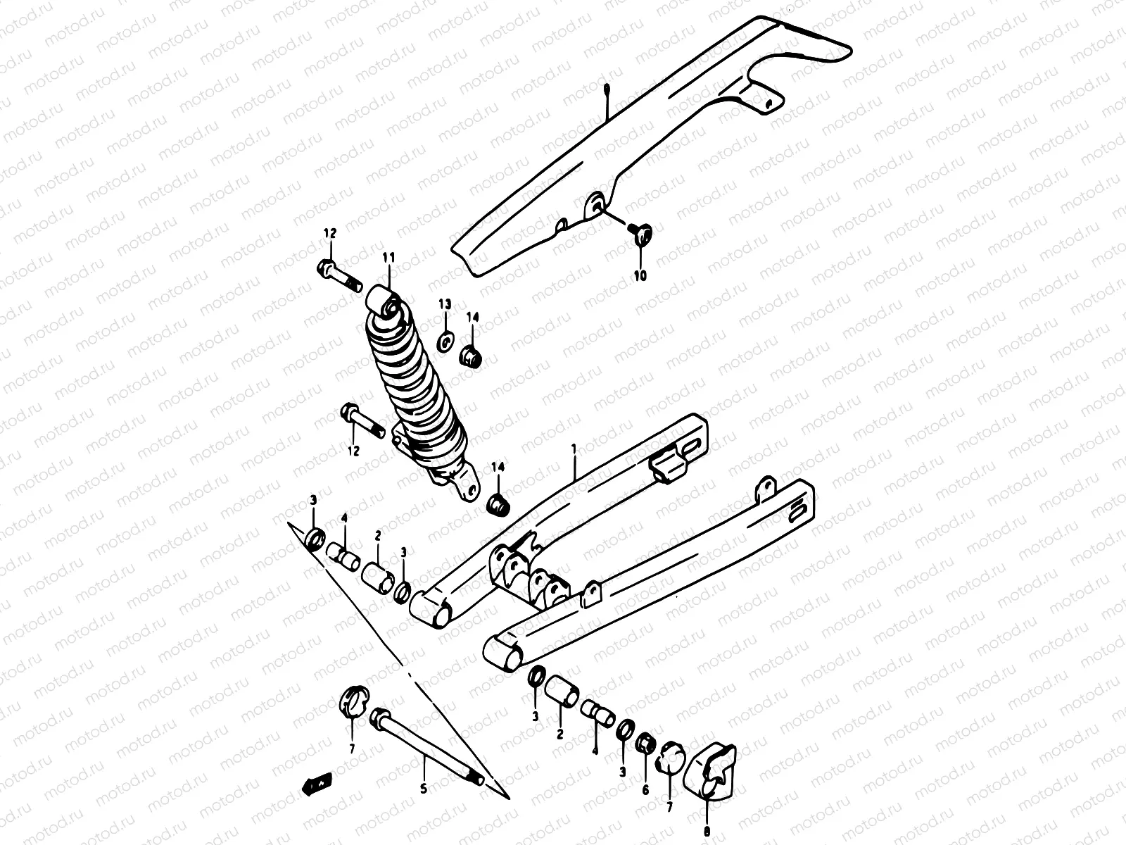 38 - REAR SWINGING ARM