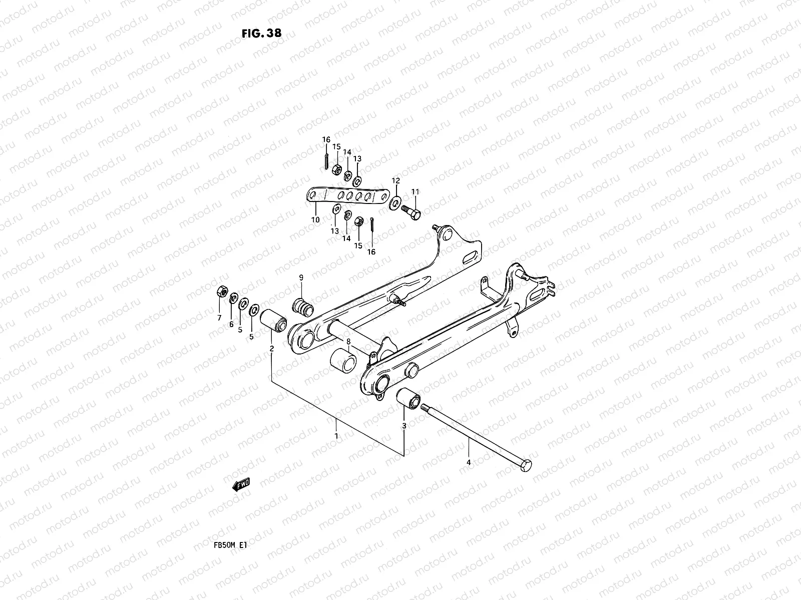 38 - REAR SWINGING ARM