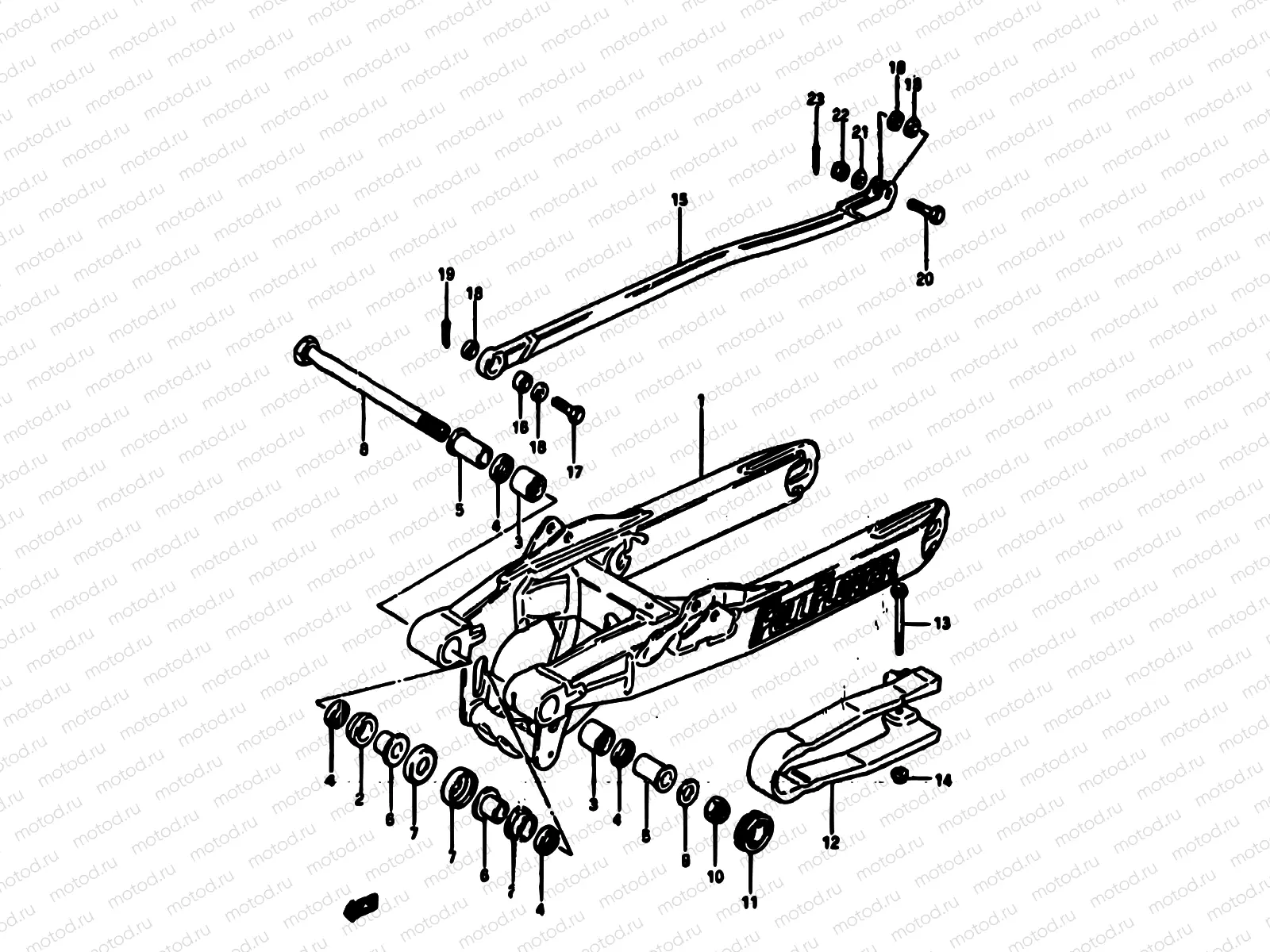 38 - REAR SWINGING ARM