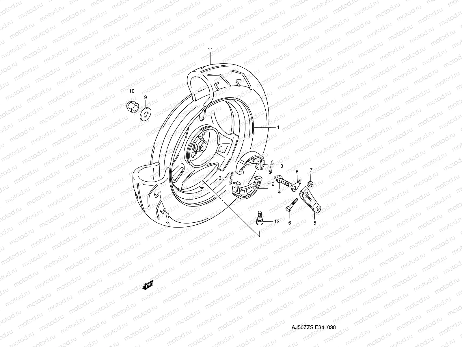38 - REAR WHEEL