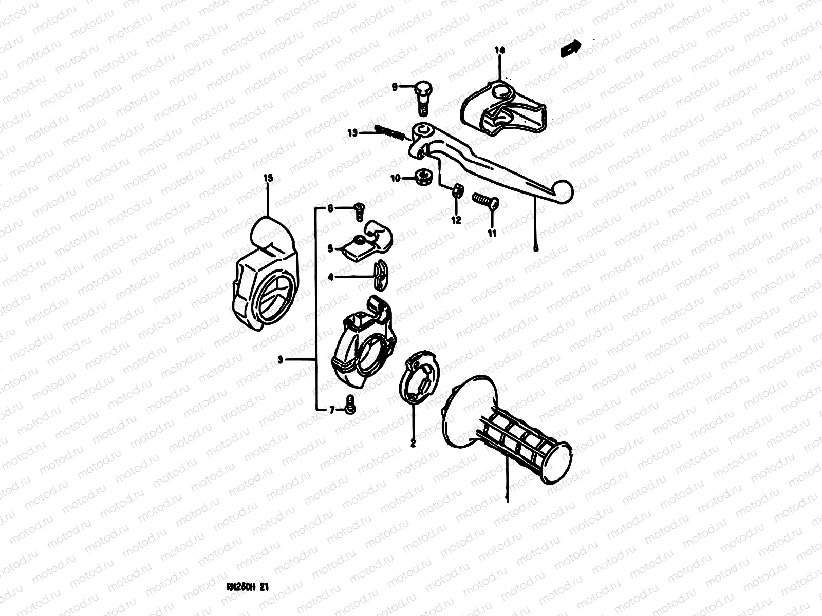 38 - RIGHT HANDLE SWITCH