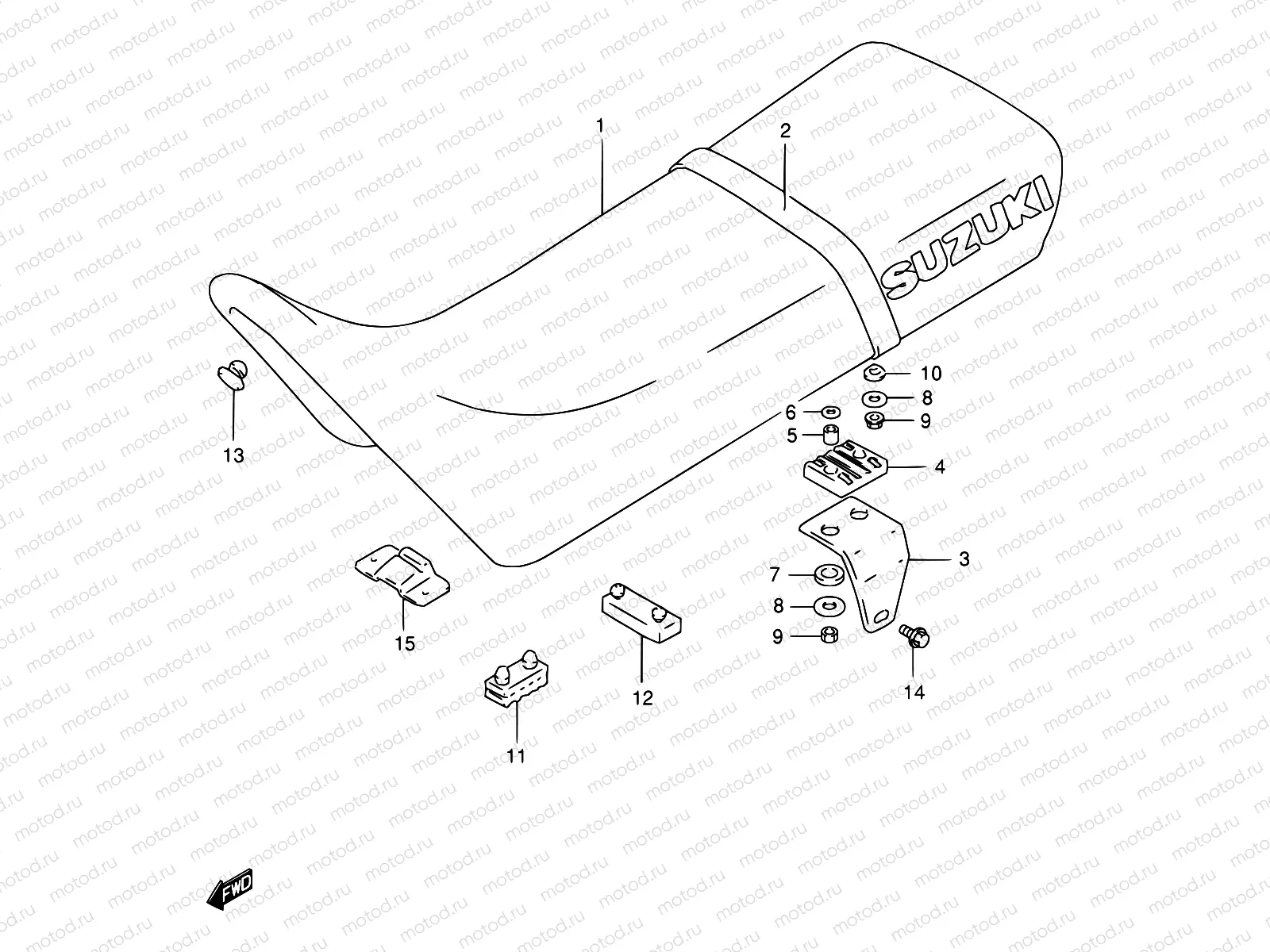 38 - SEAT (MODEL S/T/V/W)
