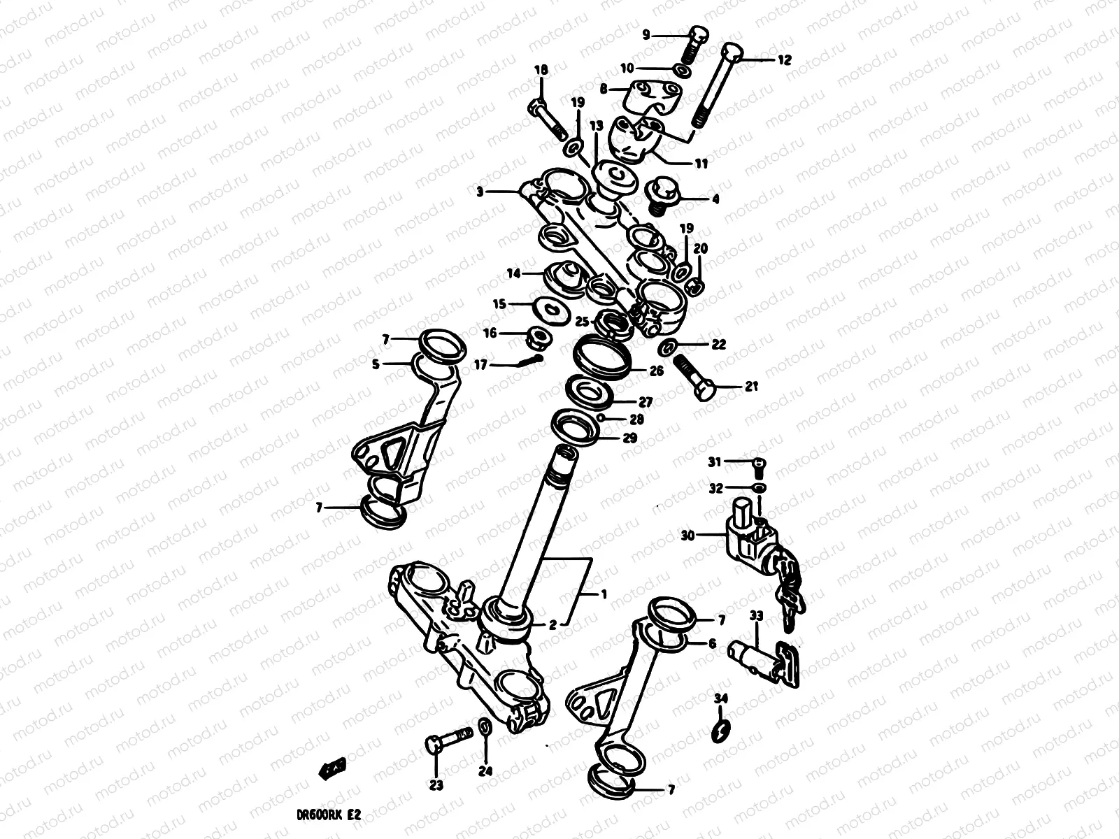 38 - STEERING STEM
