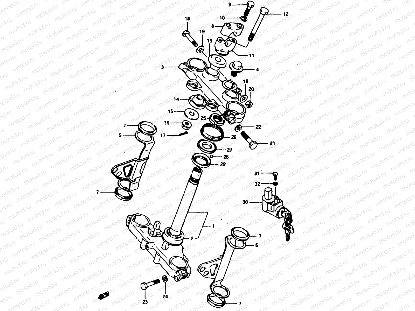 38 - STEERING STEM