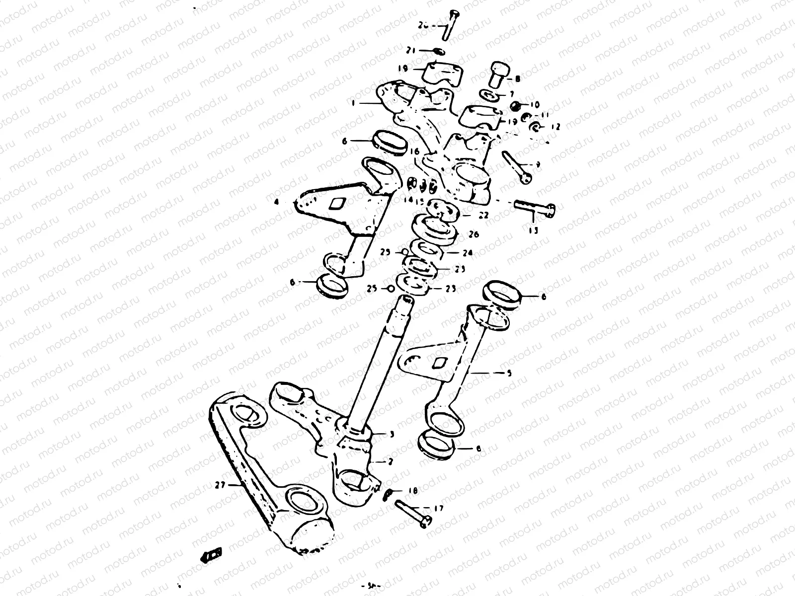 38 - STEERING STEM