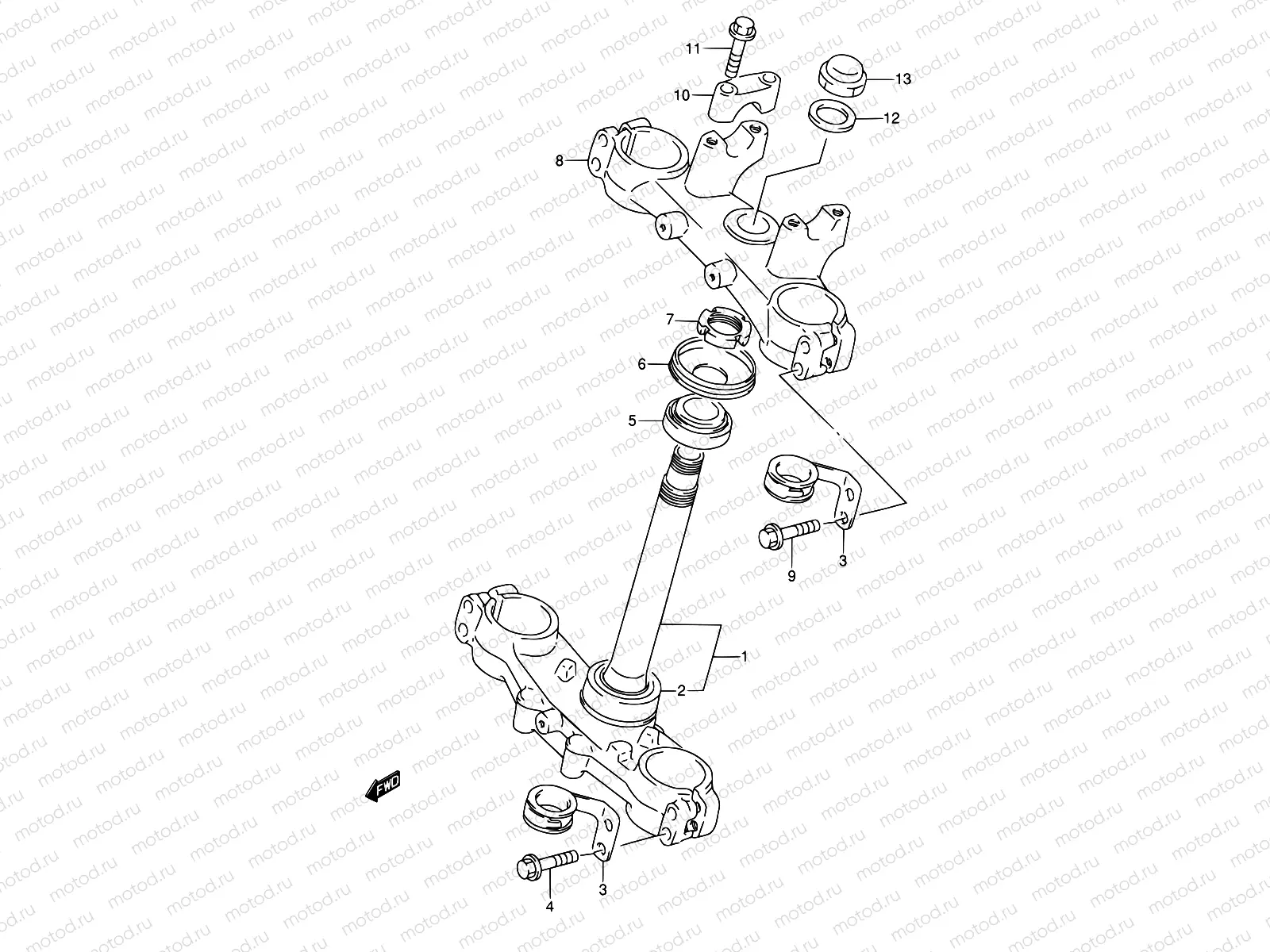 38 - STEERING STEM