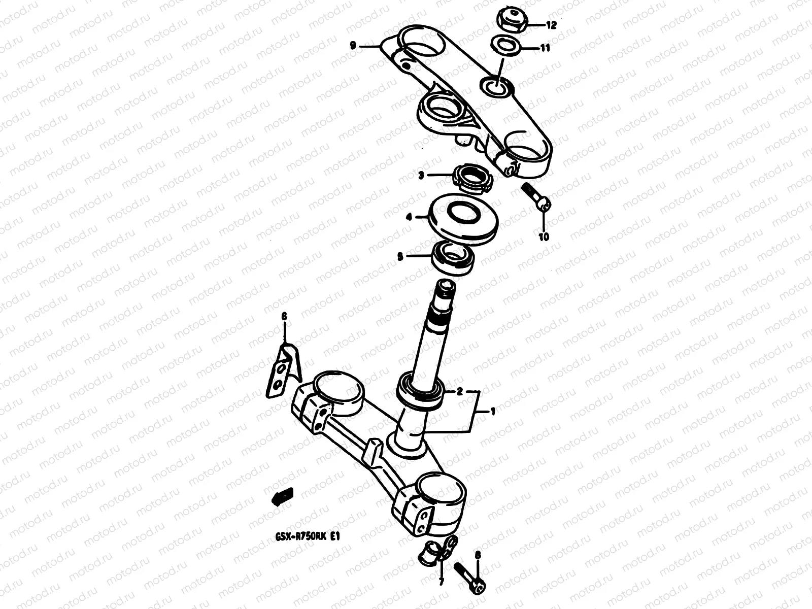38 - STEERING STEM