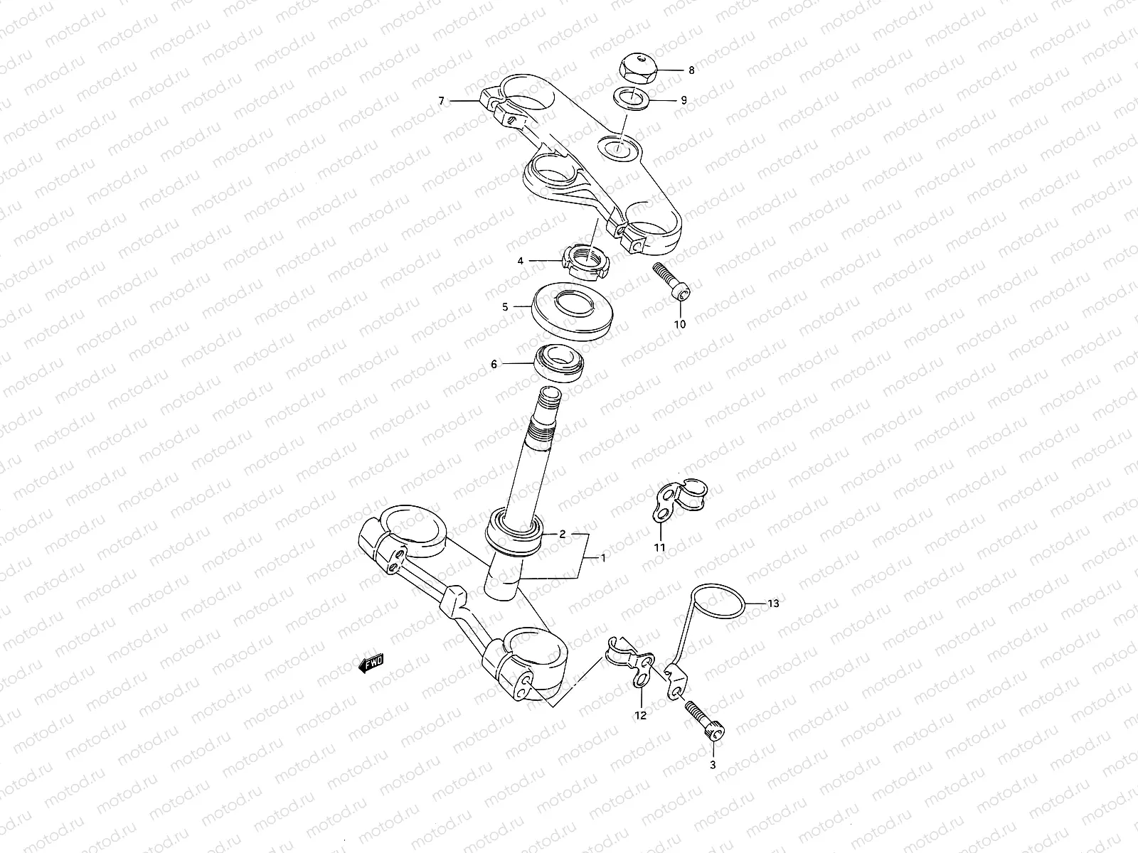 38 - STEERING STEM