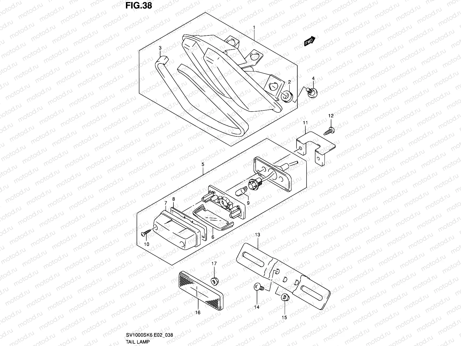 38 - TAIL LAMP