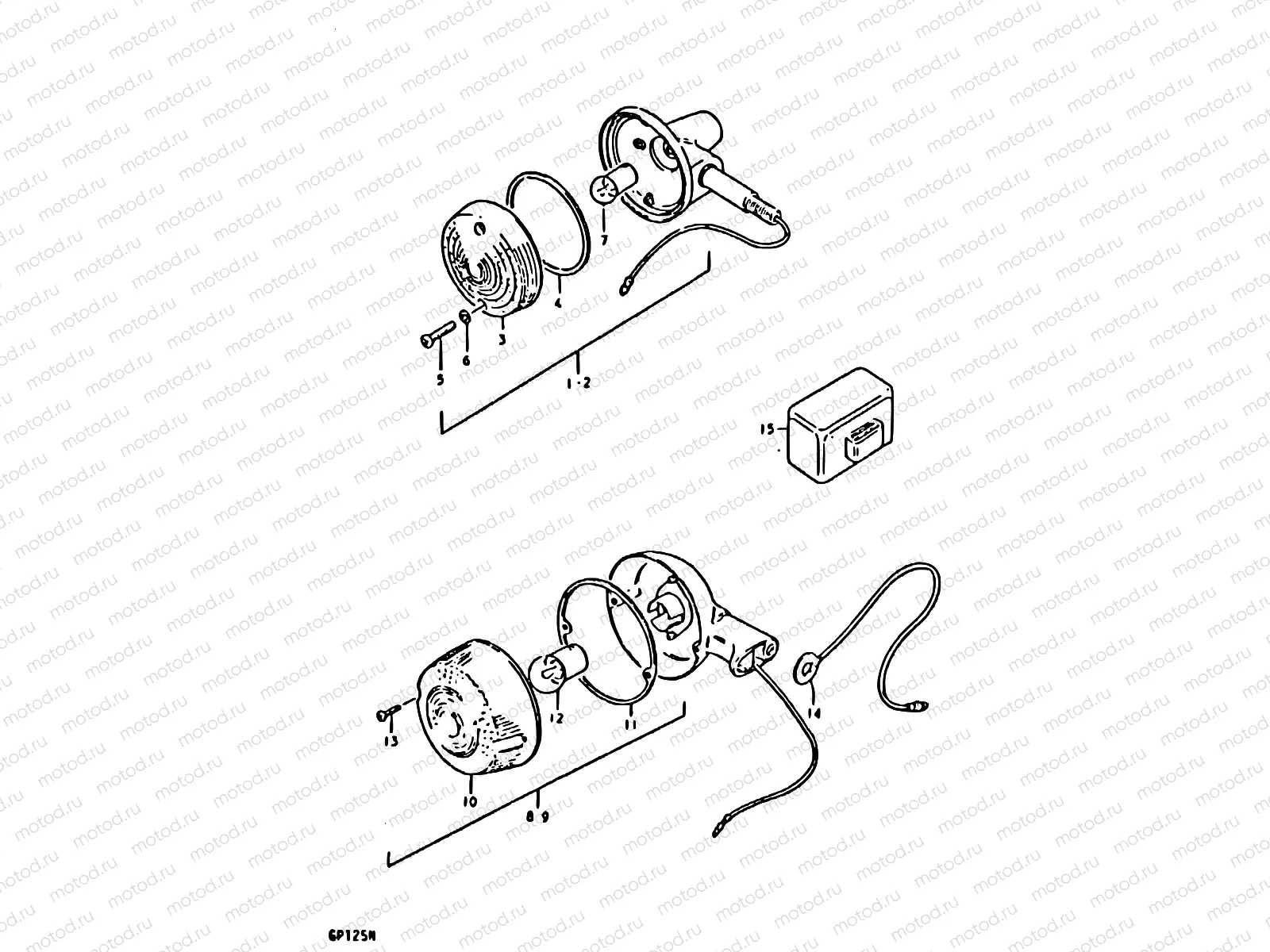 38 - TURN SIGNAL LAMP (E04)