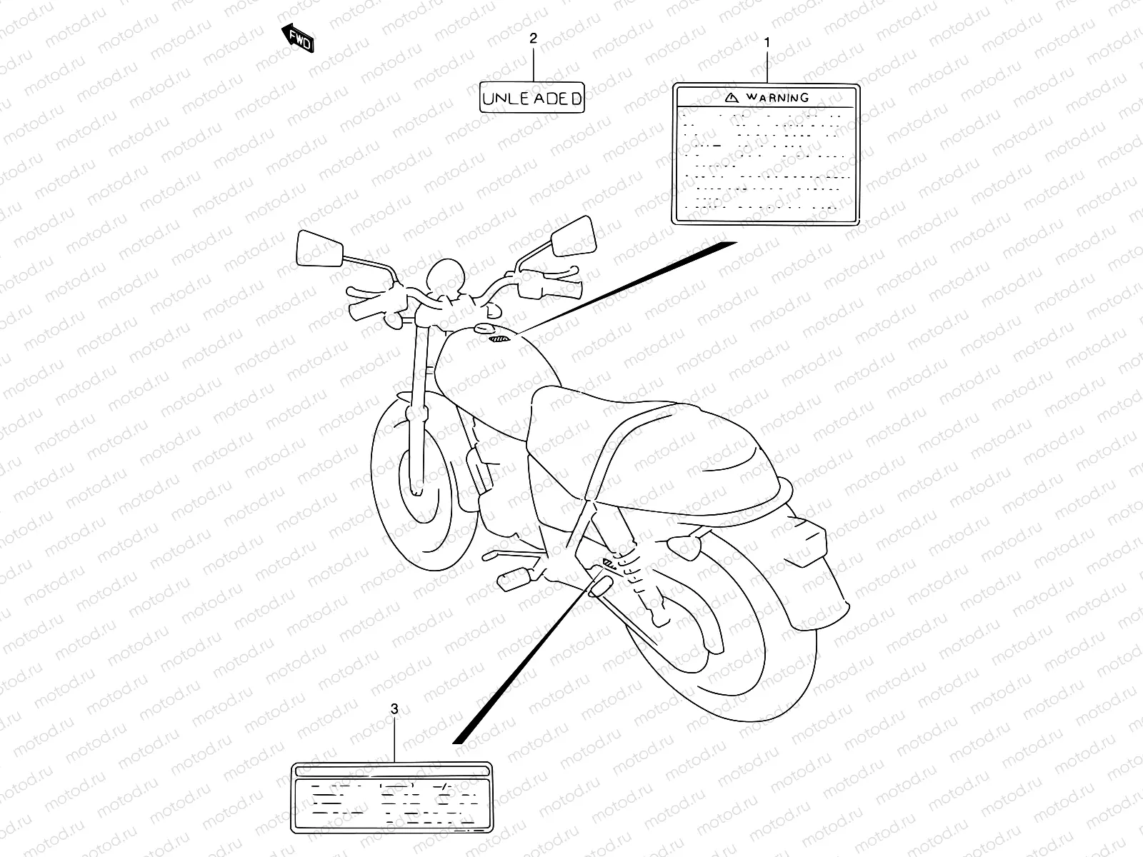 38 - WARNING LABEL (MODEL V/W/X/Y)
