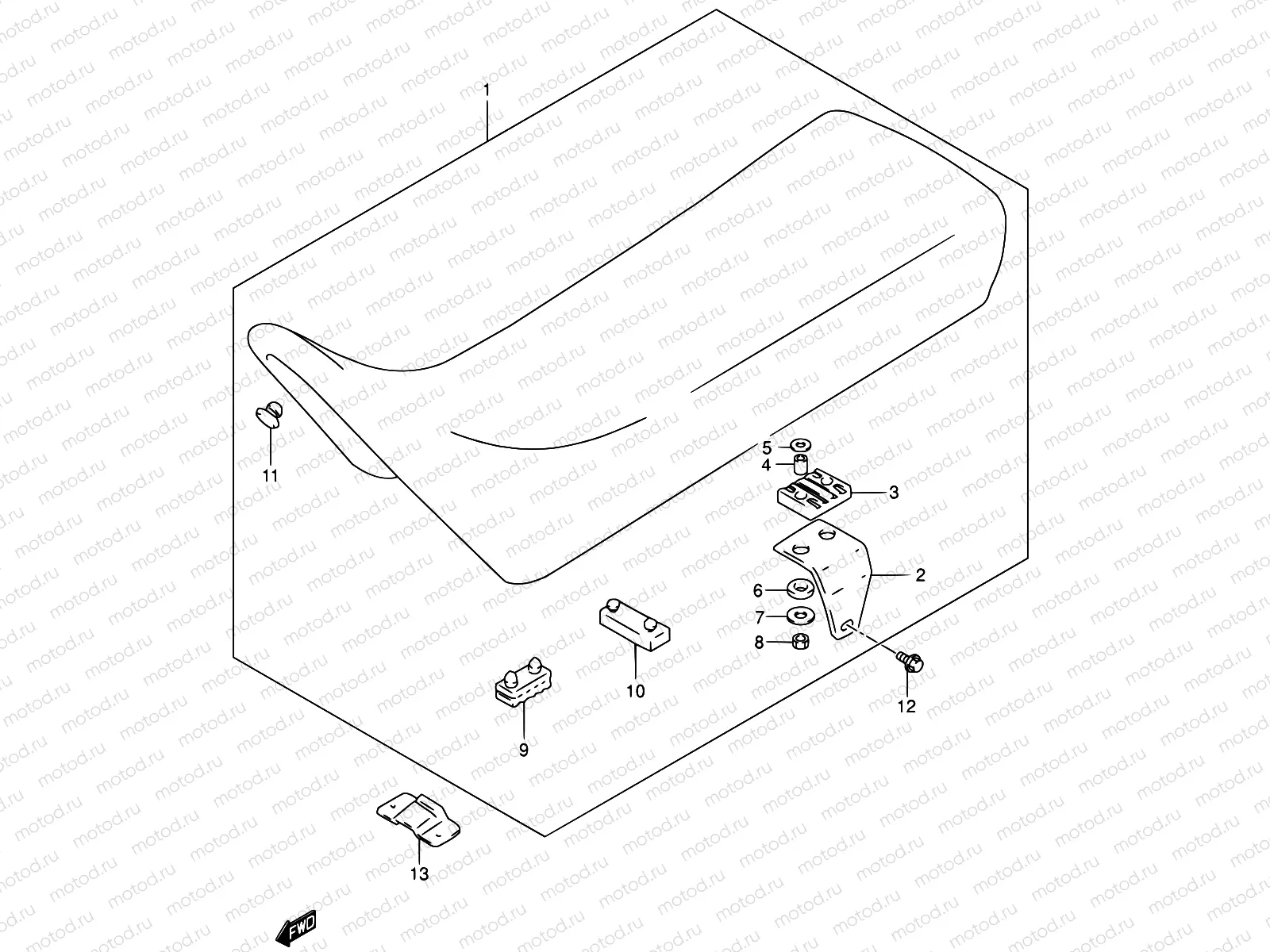 38A - SEAT (MODEL K2/K3/K4 E06,E24)