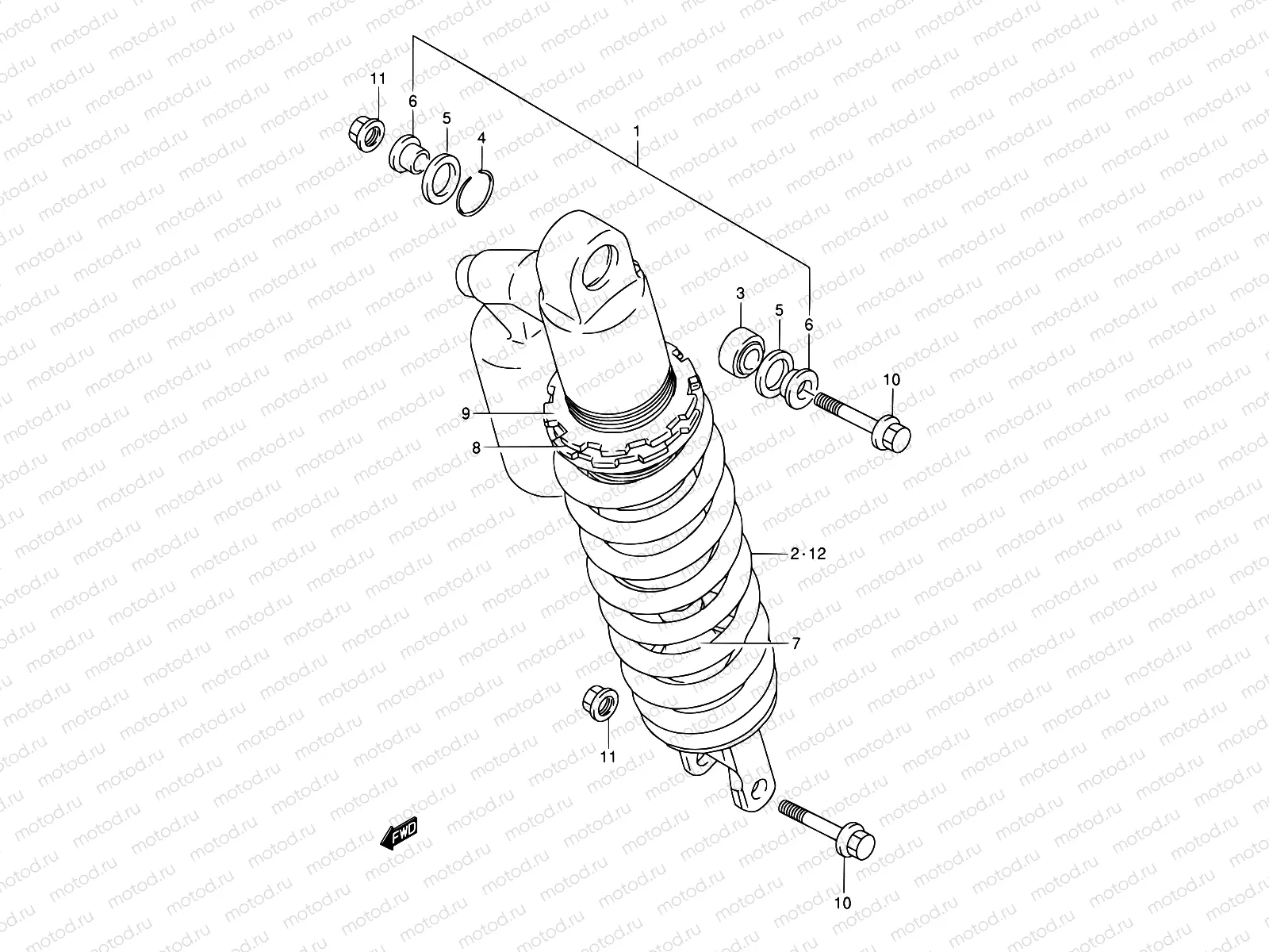 38A - SHOCK ABSORBER (MODEL M)