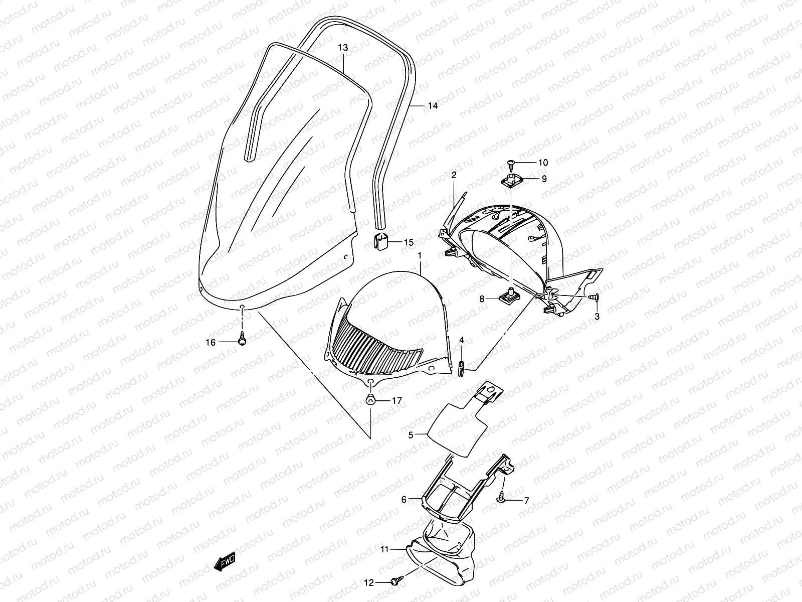 38A - WINDOW SCREEN (MODEL K1/K2)