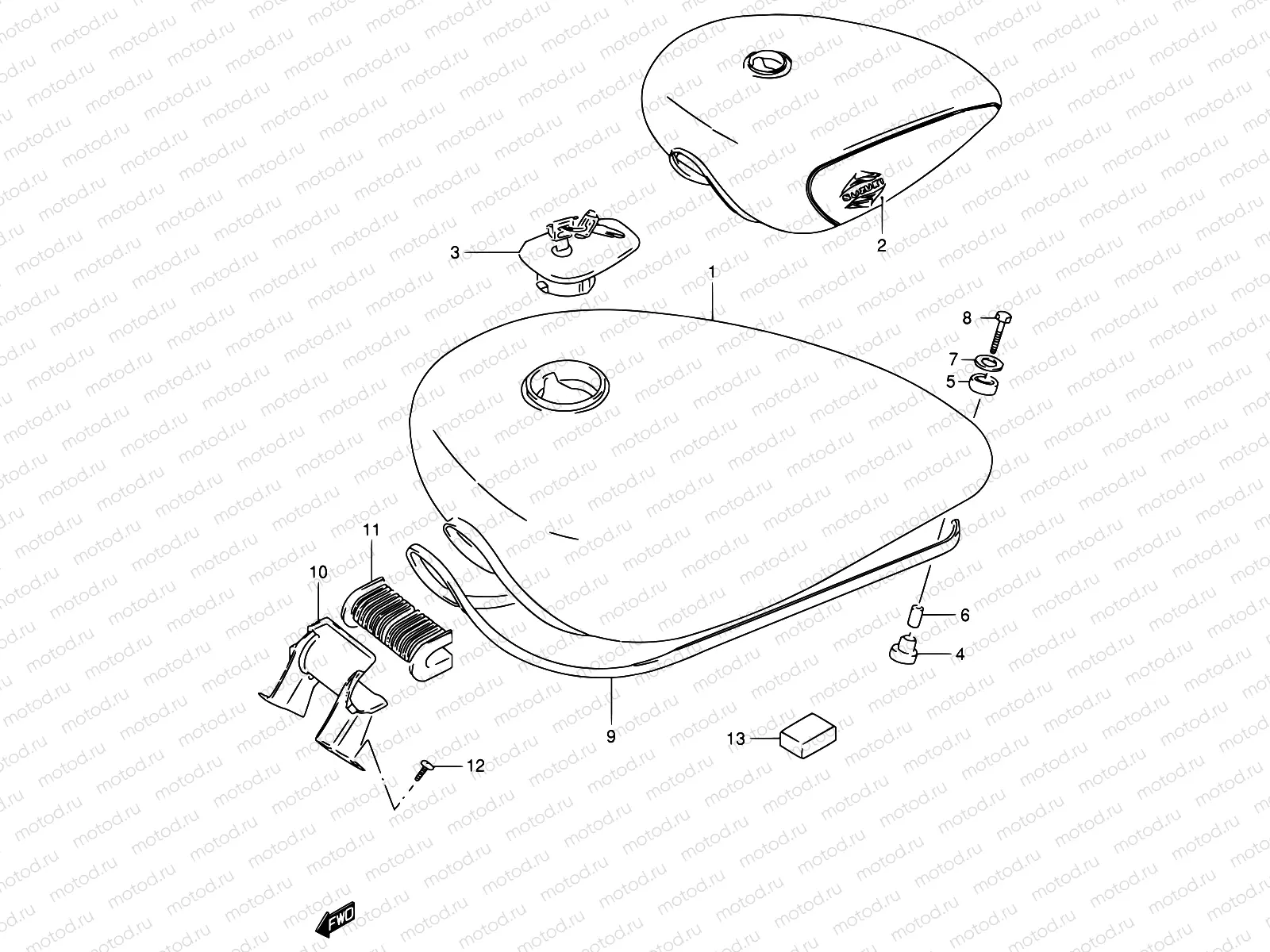 38B - FUEL TANK (MODEL T)
