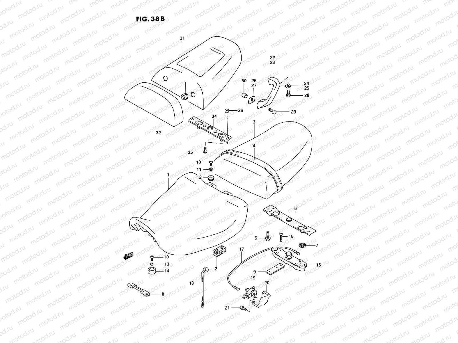 38B - SEAT (MODEL S)