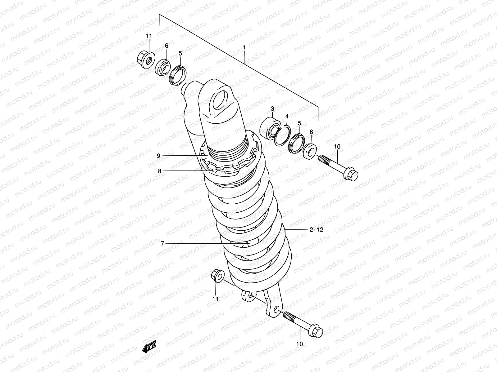 38B - SHOCK ABSORBER (MODEL N)