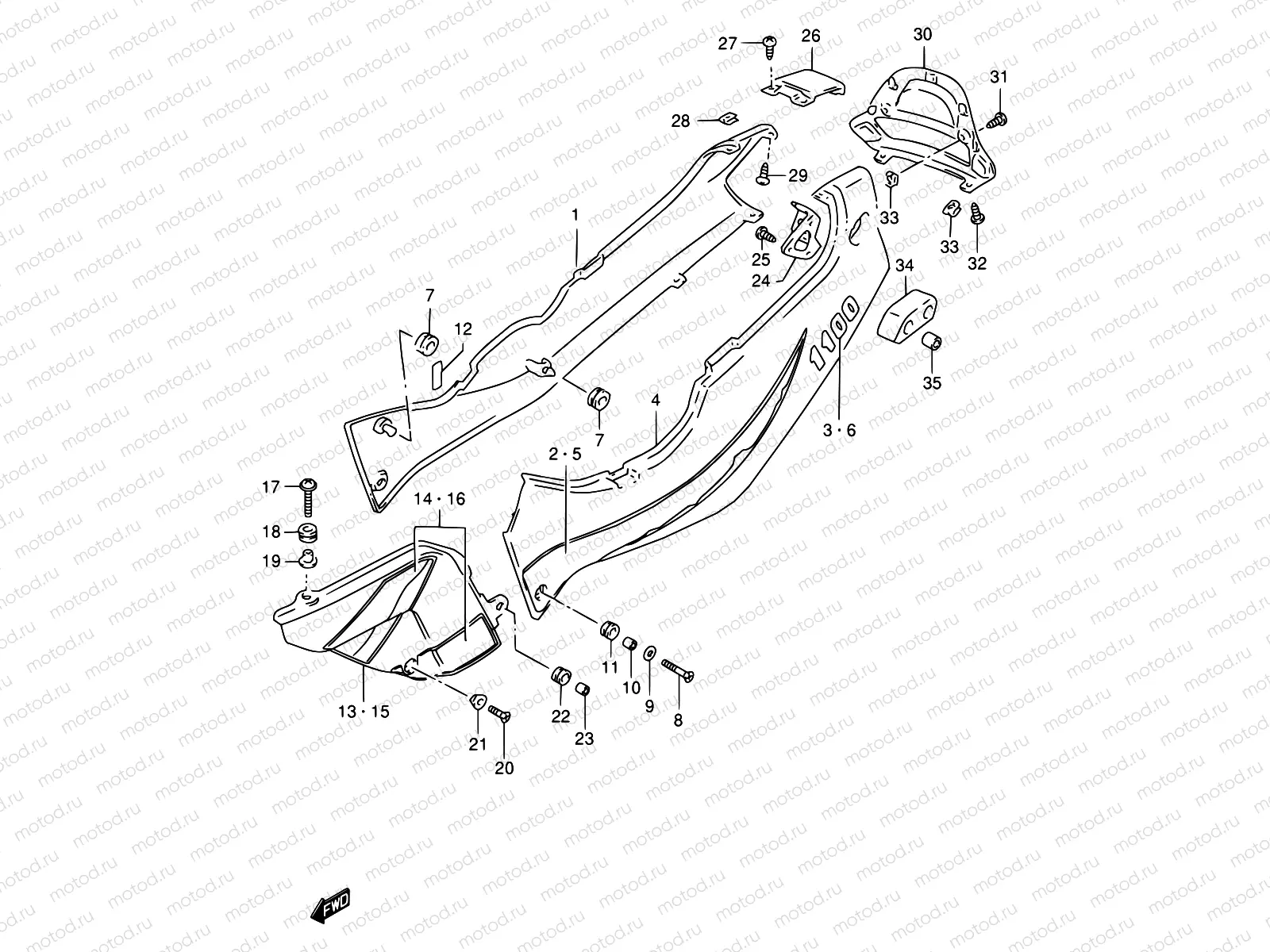 38C - FRAME COVER (MODEL T)
