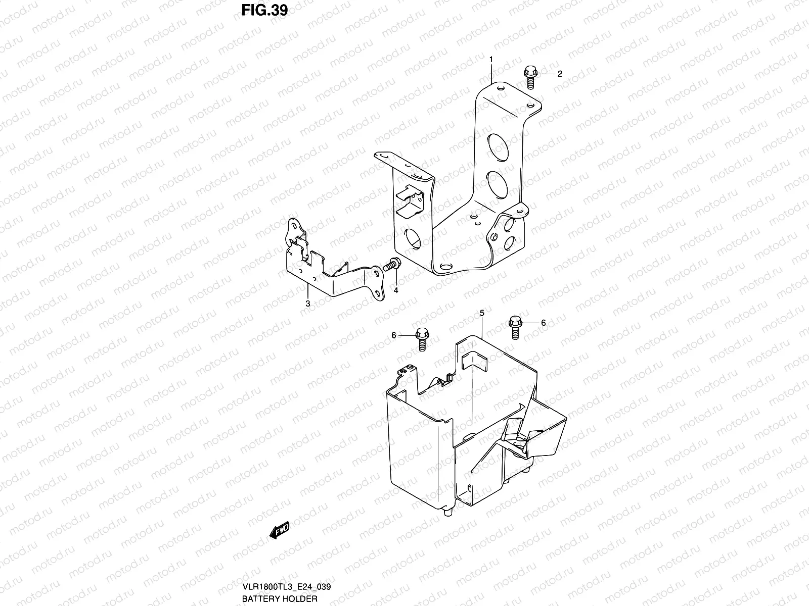 39 - BATTERY HOLDER