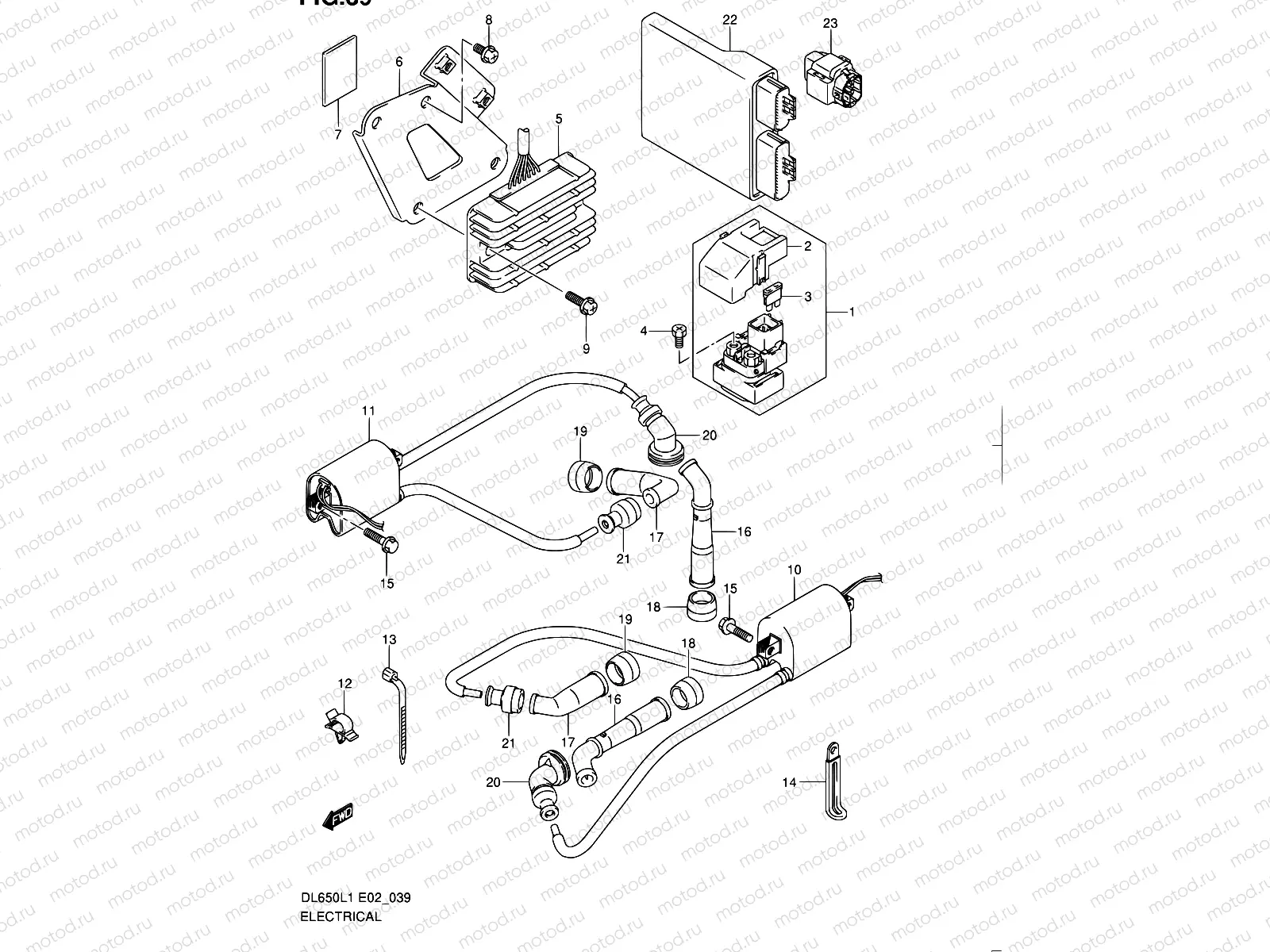 39 - ELECTRICAL (DL650AL1 E19)