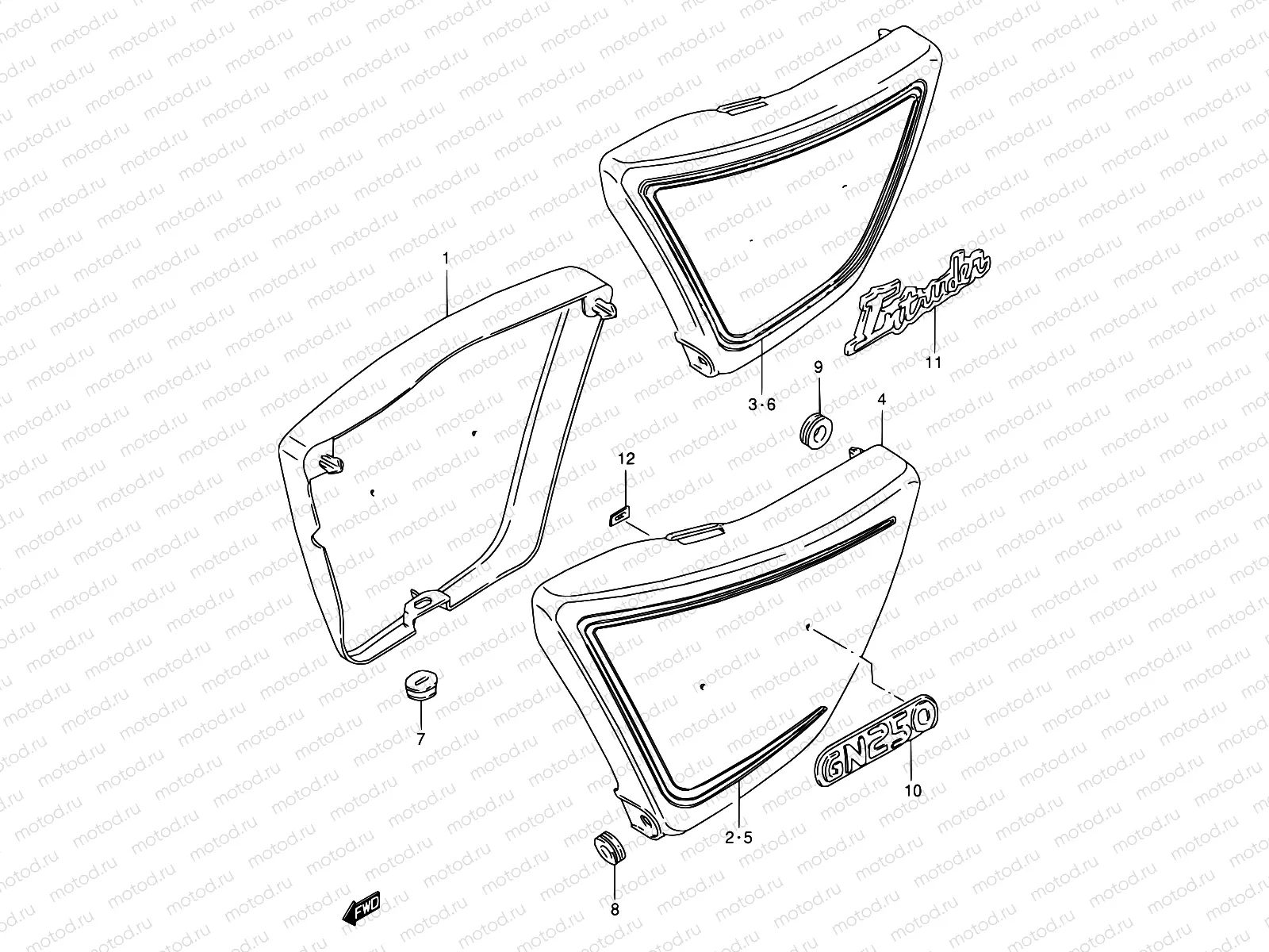39 - FRAME COVER (MODEL T/W)