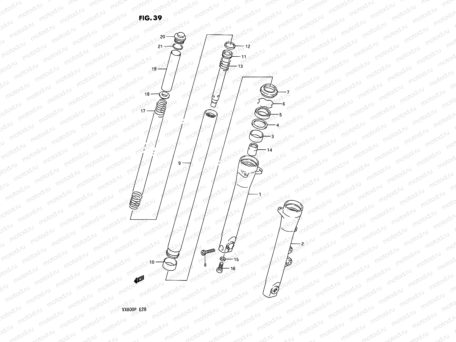 39 - FRONT DAMPER