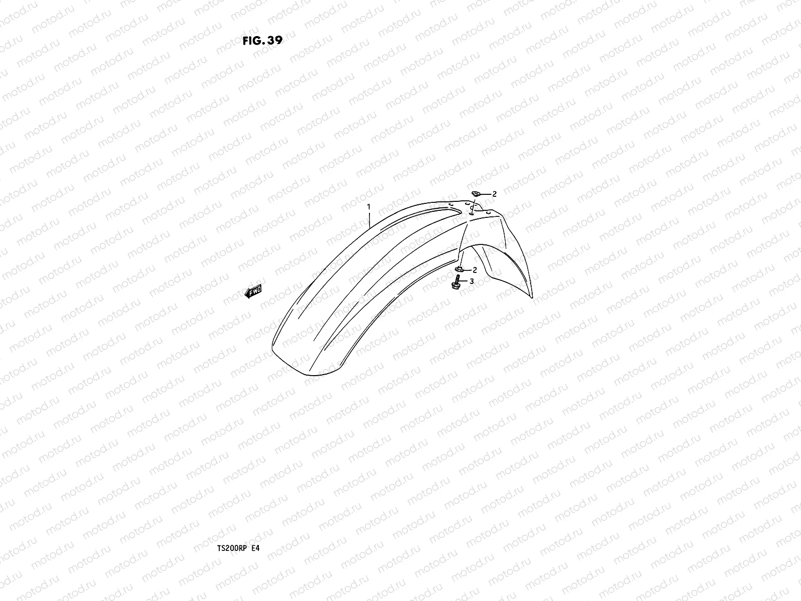 39 - FRONT FENDER