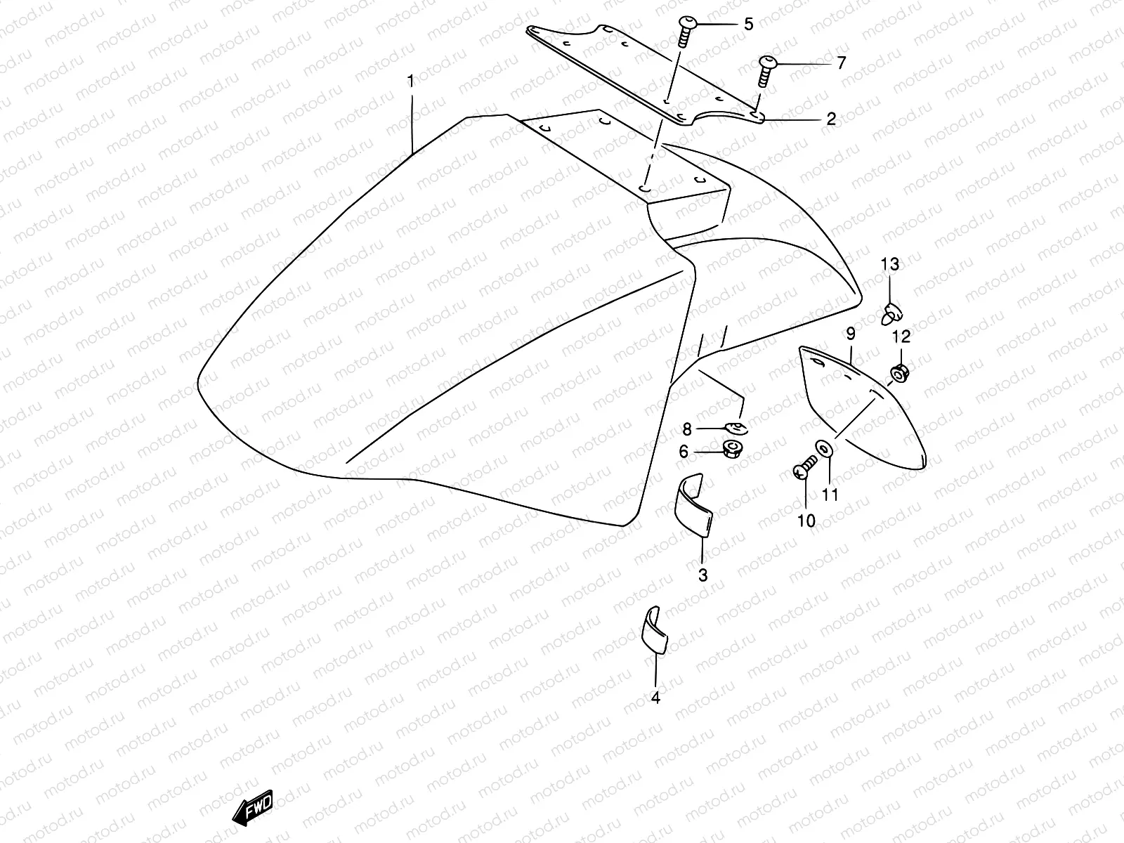 39 - FRONT FENDER