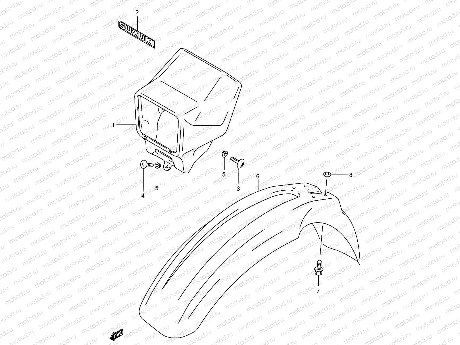 39 - FRONT FENDER (MODEL Y)