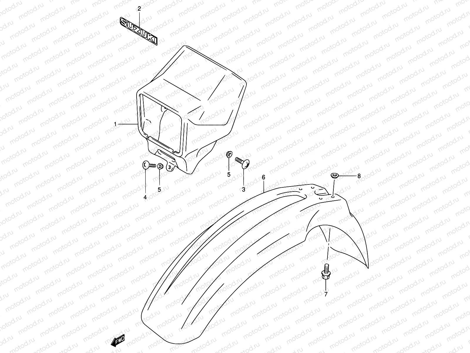 39 - FRONT FENDER (MODEL Y)