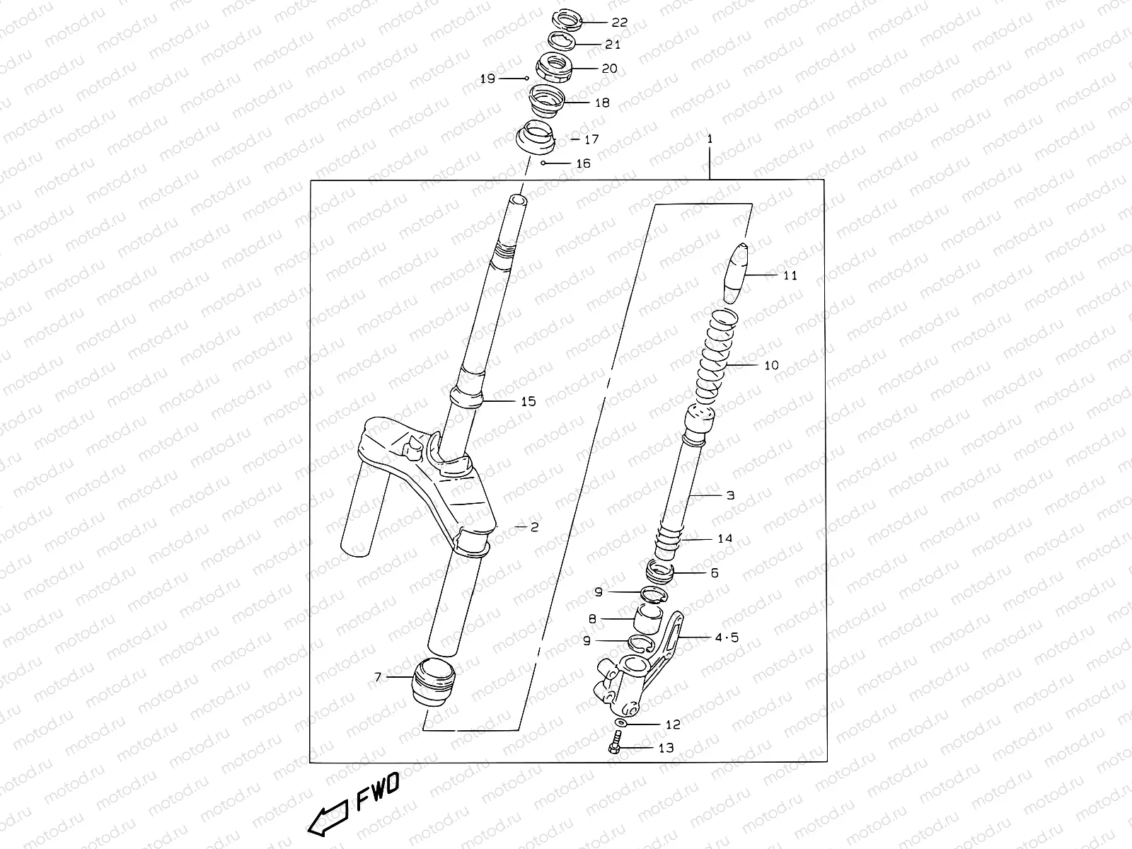 39 - FRONT FORK