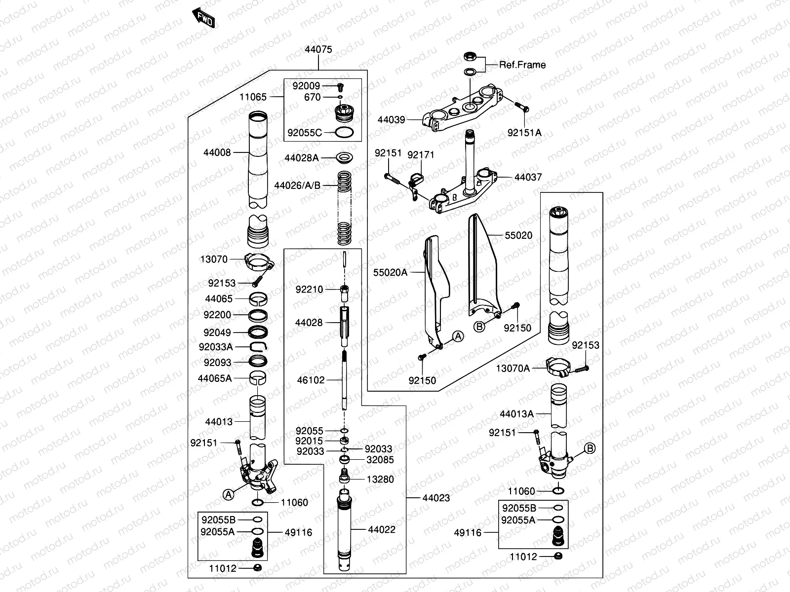 39 - FRONT FORK