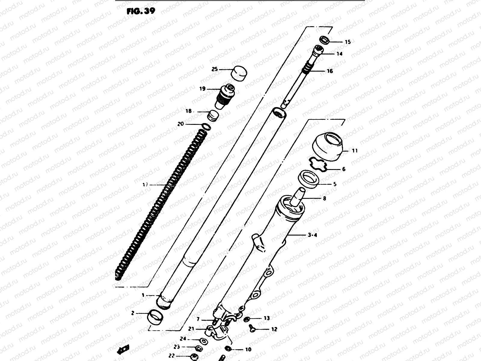 39 - FRONT FORK