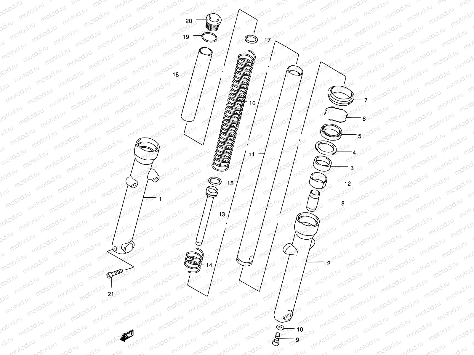 39 - FRONT FORK DAMPER